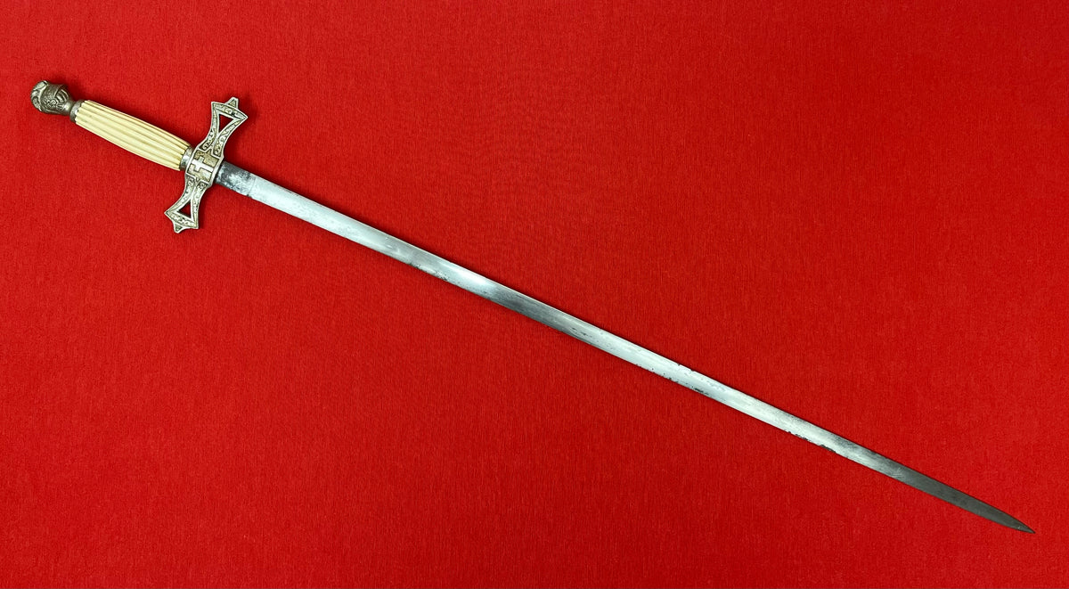 1800's Masonic Fraternal Order Sword by Chas Naylor Phila. P.A.