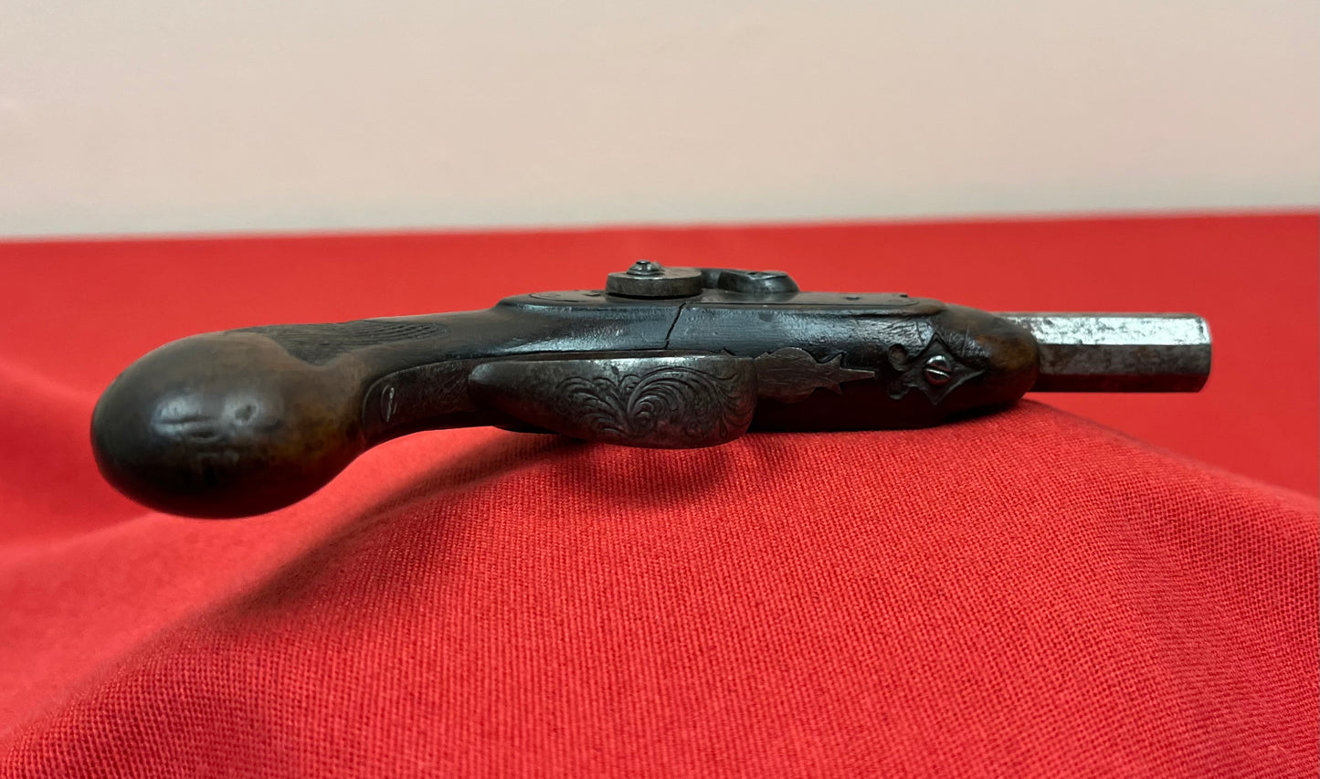 1840's French Traveler's Single Shot Percussion Pistol - Civil War Era