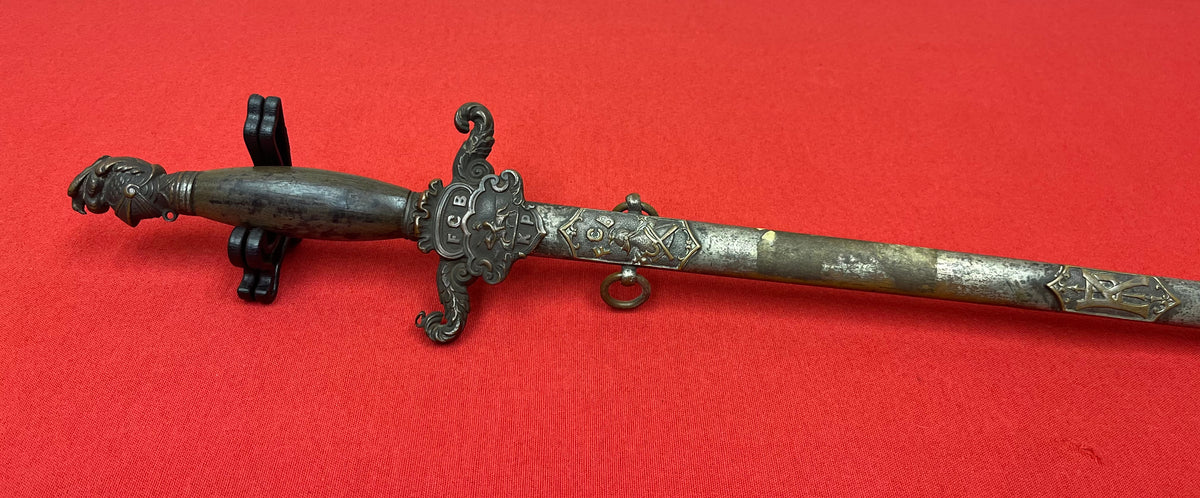 Knights of Pythias (FCB) Fraternal Order Masonic Sword - 19th Century