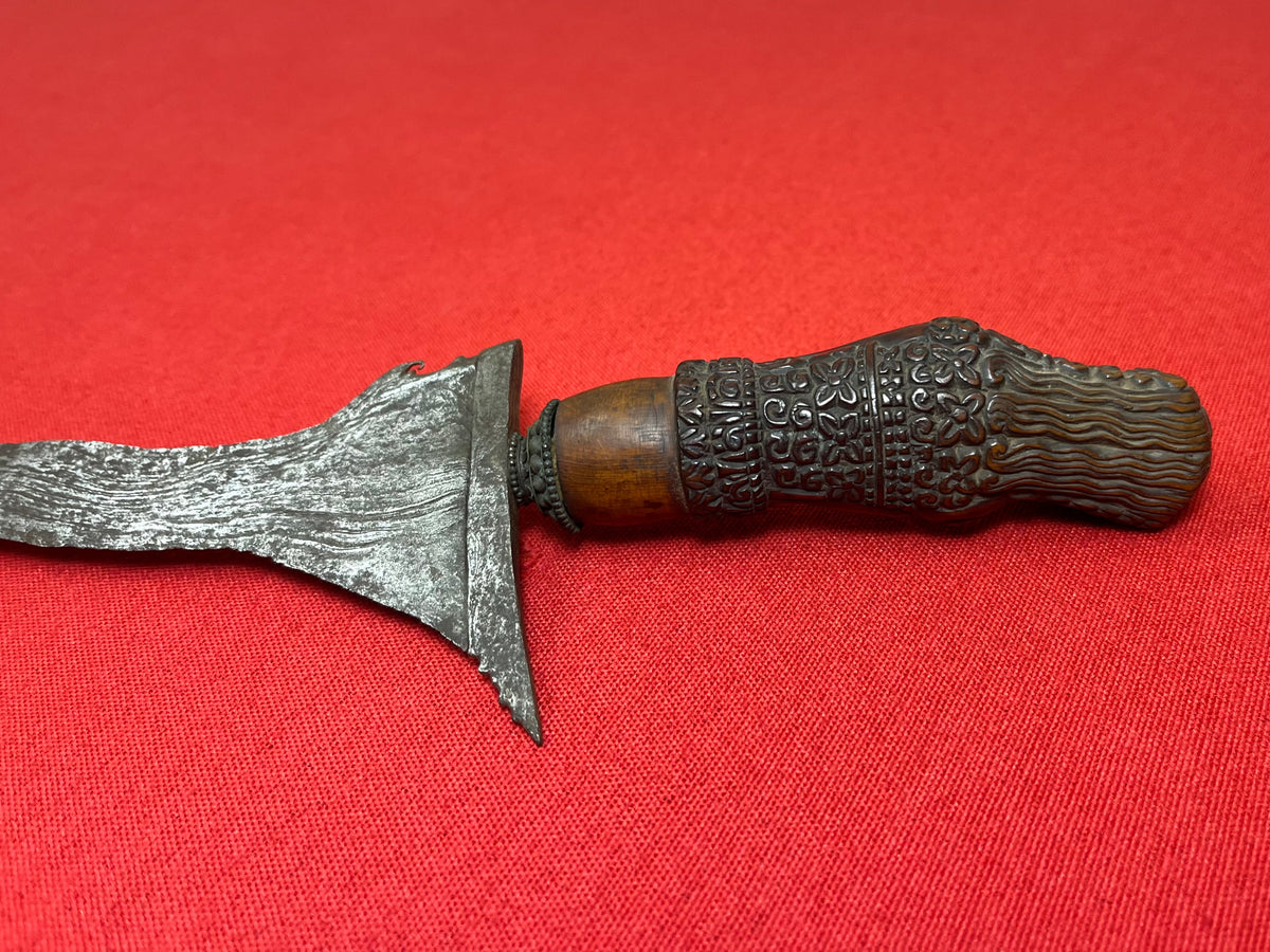 Original Indonesian East Indies Kris Dagger - Island of Java (Meteorite Blade) Circa 1850