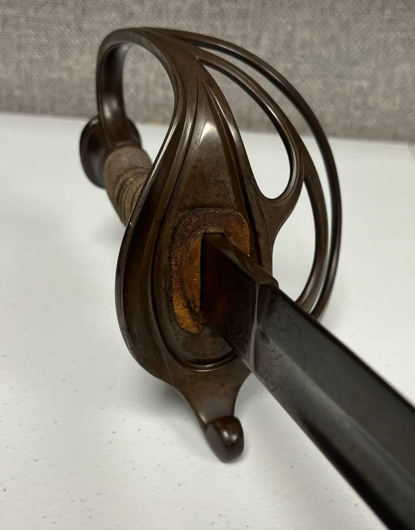 Original U.S. Civil War Officer’s Sword Non-Regulation / German Import by F. Horster - Engraved