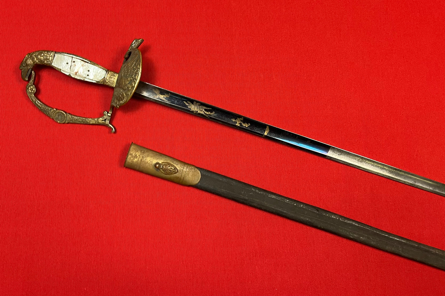 U.S. M1830 Officer's Eagle Head Pommel Sword P. Knecht