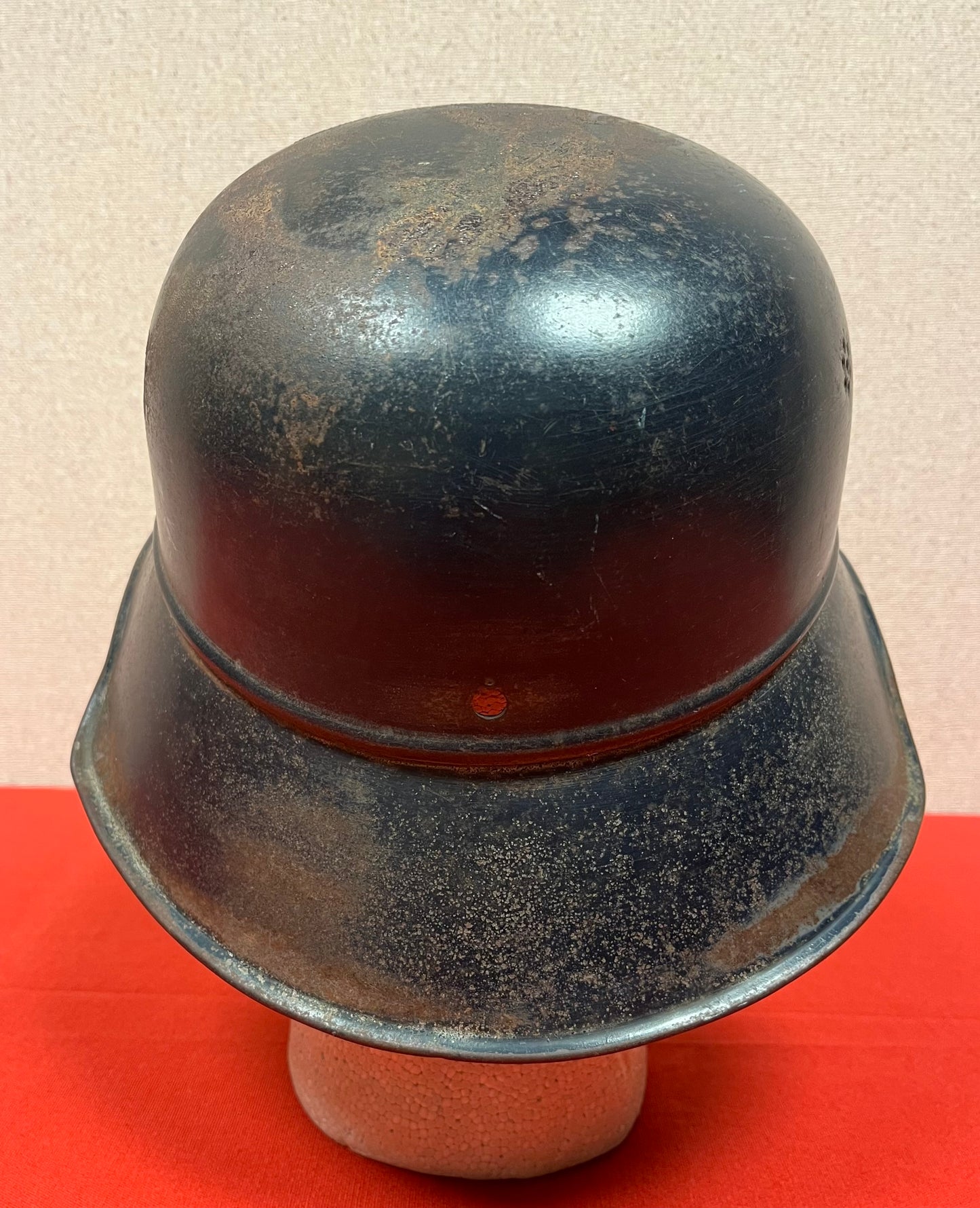 WW2 GERMAN M38 LUFTSCHUTZ "AIR RAID" GLADIATOR HELMET BATTLEFIELD PICKUP
