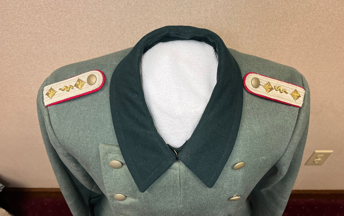 Authentic WW2 German Veterinary Officer’s Greatcoat / Trench Coat Marker’s Label