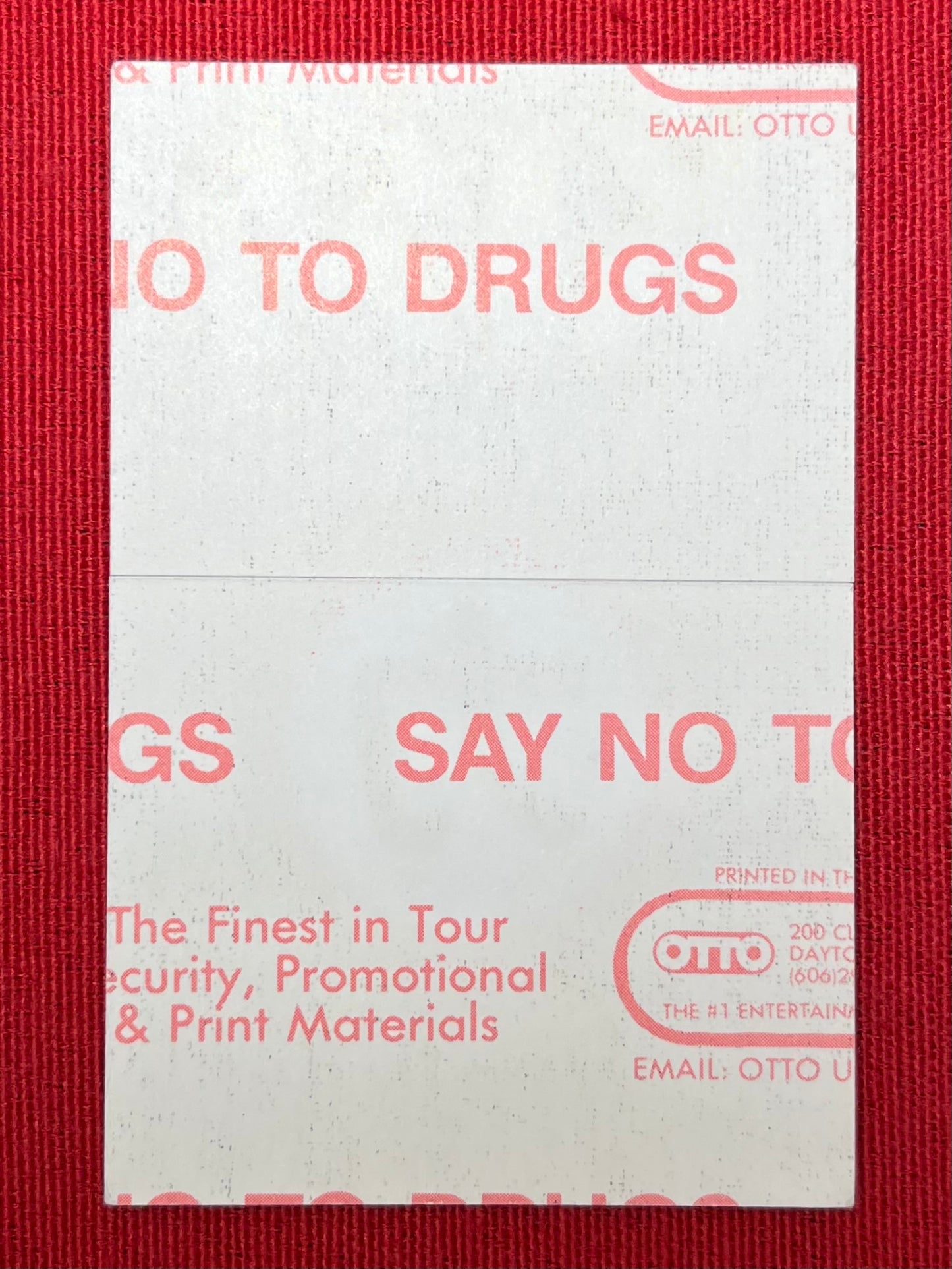 1988 KISS "Crazy Nights" Europe All-Access Backstage Pass OG