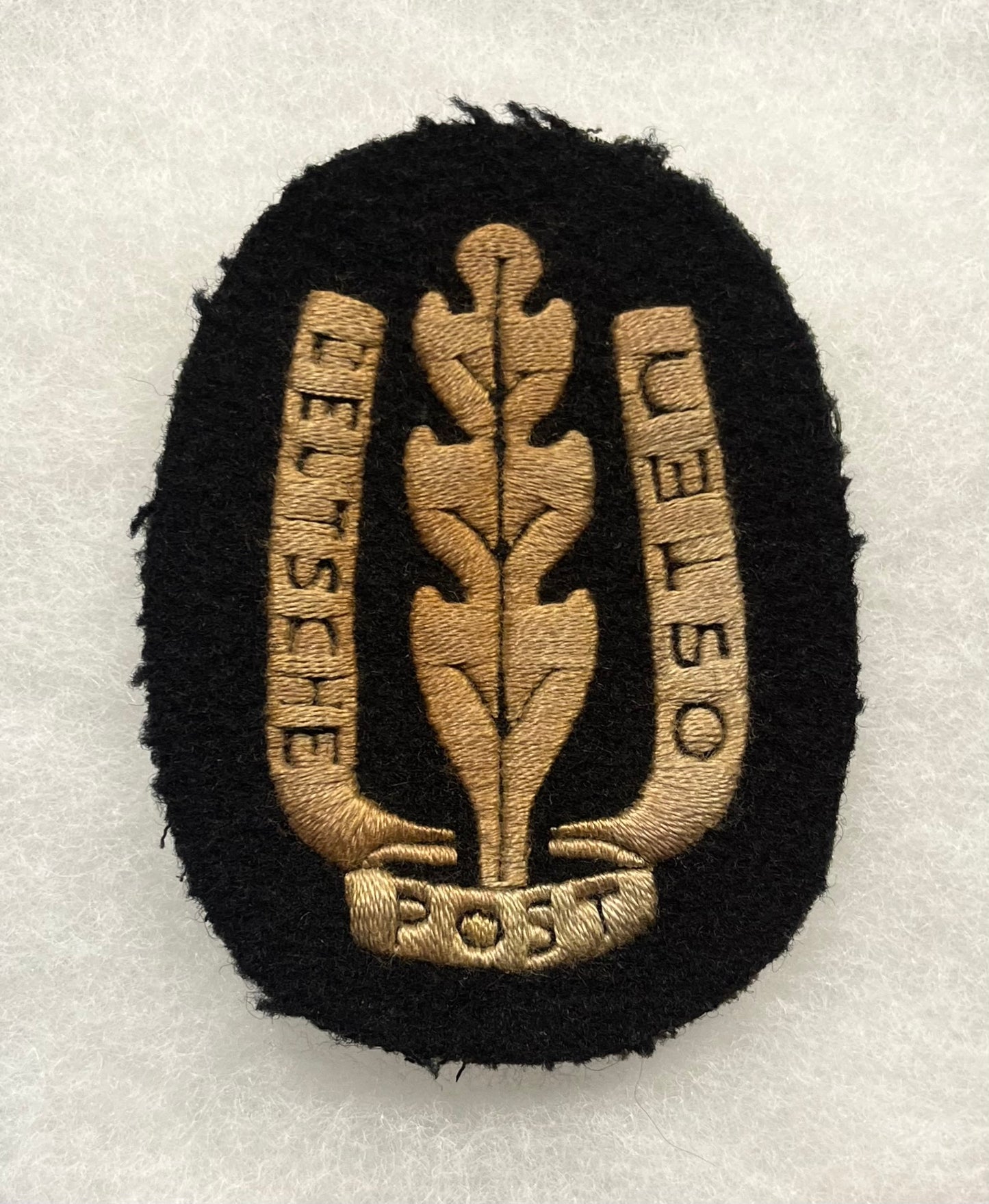 WW2 WWll German “Deutsche Post Osten" German Postal Workers Patch 1939 Poland