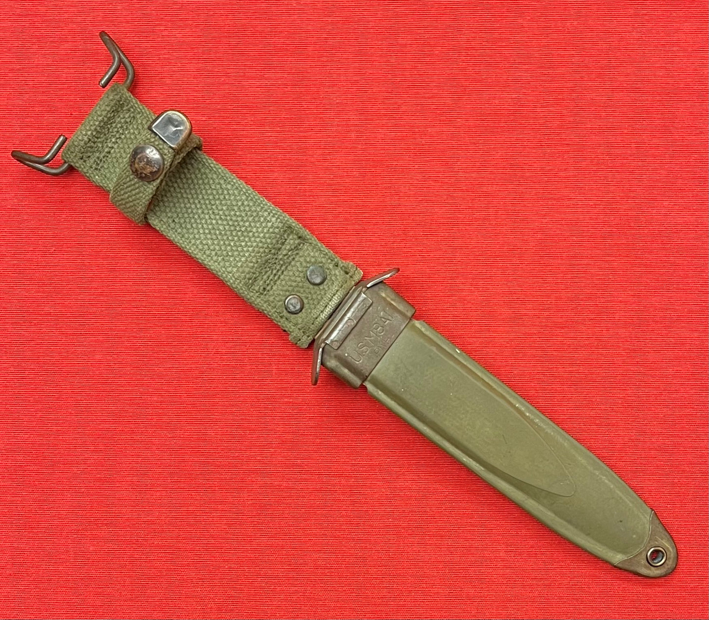 Original U.S. M8A1 Scabbard For M4 Bayonet & M3 Fighting Knife