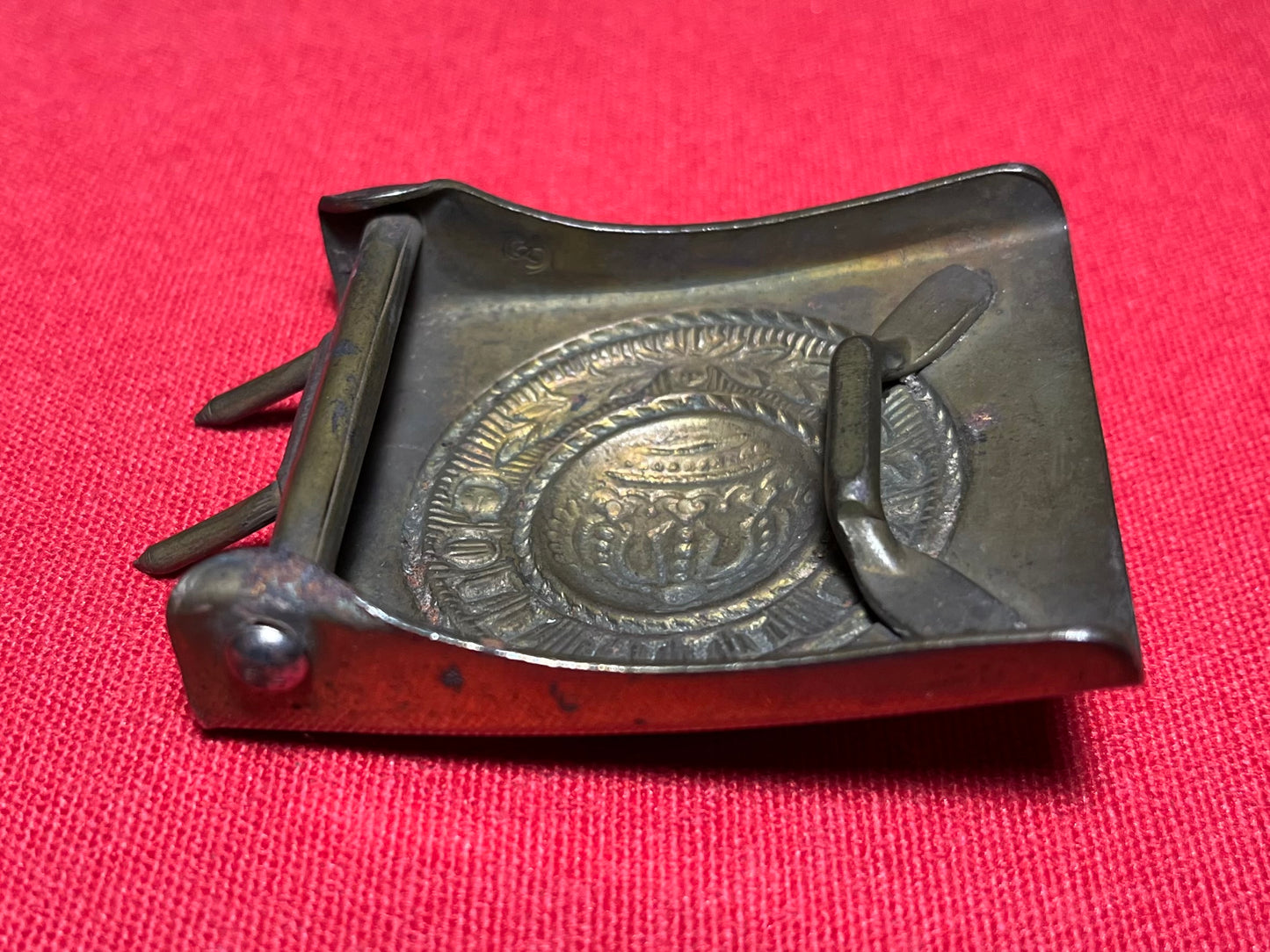 Authentic WWI German Prussian Belt Buckle "Gott Mit Uns" God Is With Us