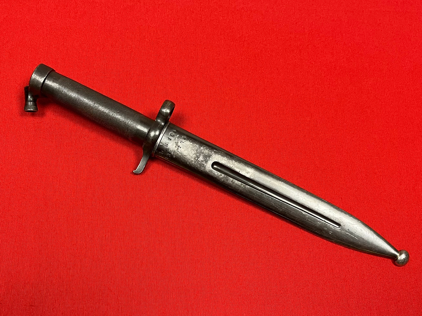 WW1 Era M1896 Swedish Mauser Bayonet Unit & Regiment Marked