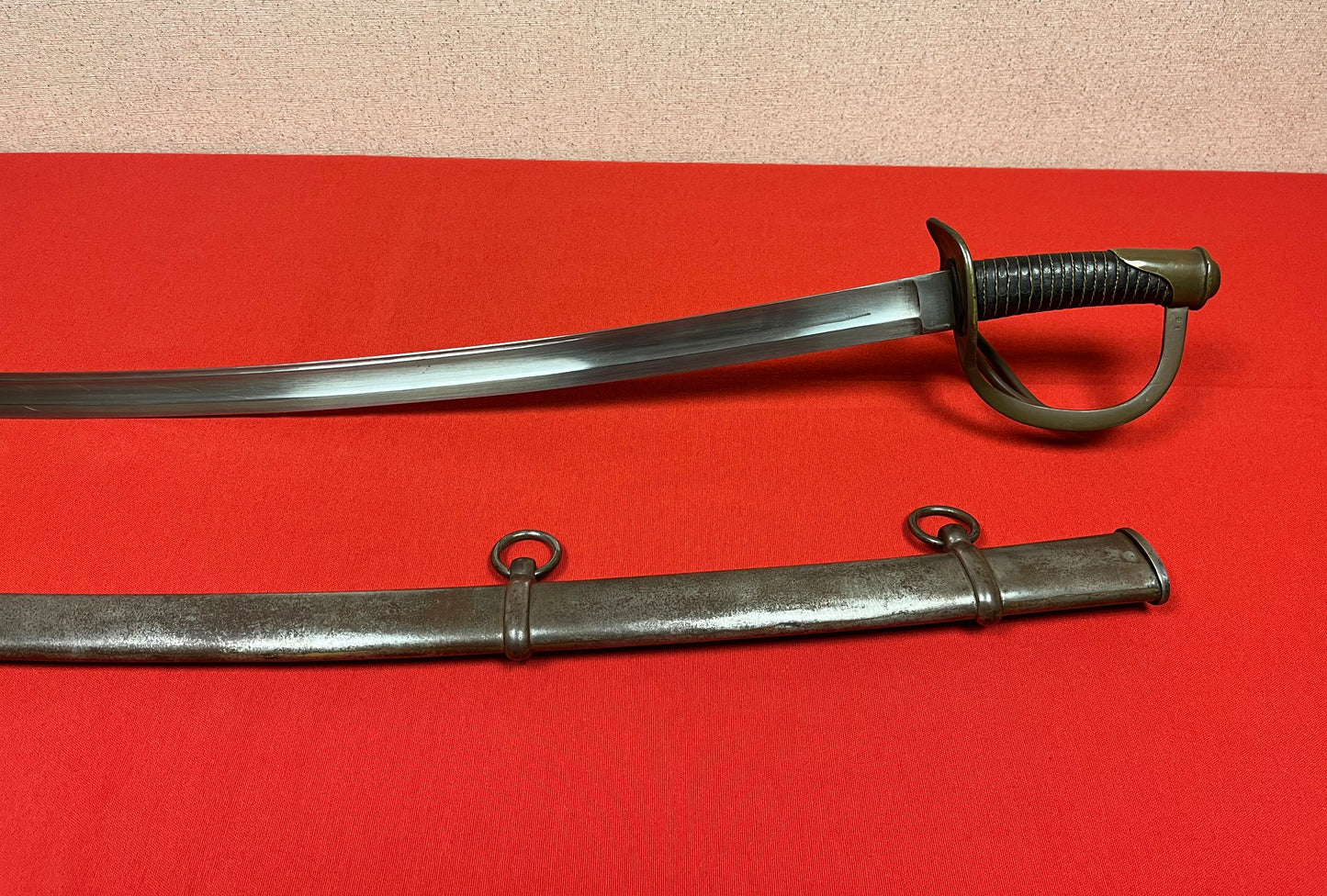 Authentic M1840 U.S. Civil War "Wrist Breaker" Heavy Cavalry Saber/Sword by W. Clauberg Solingen
