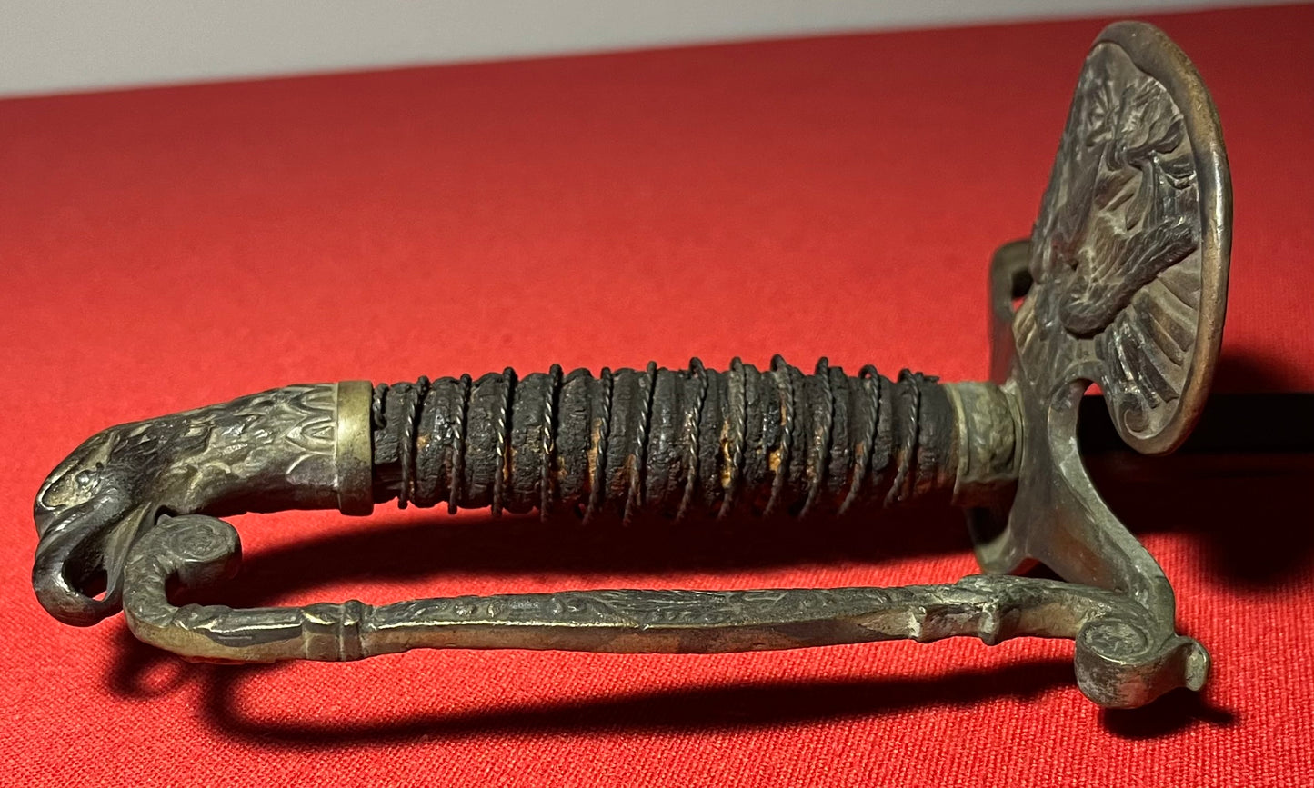 U.S Infantry Officers Eagle Head Sword 1830-1840 Battlefield M Museum Gettysburg