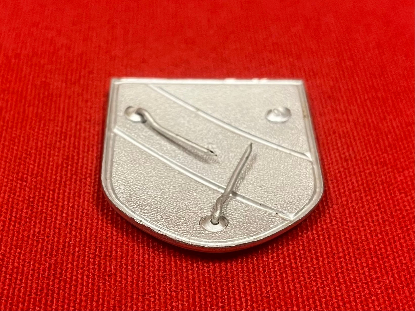 Original WWIl German DAK Sun/Pith Helmet Tri-Color Badge
