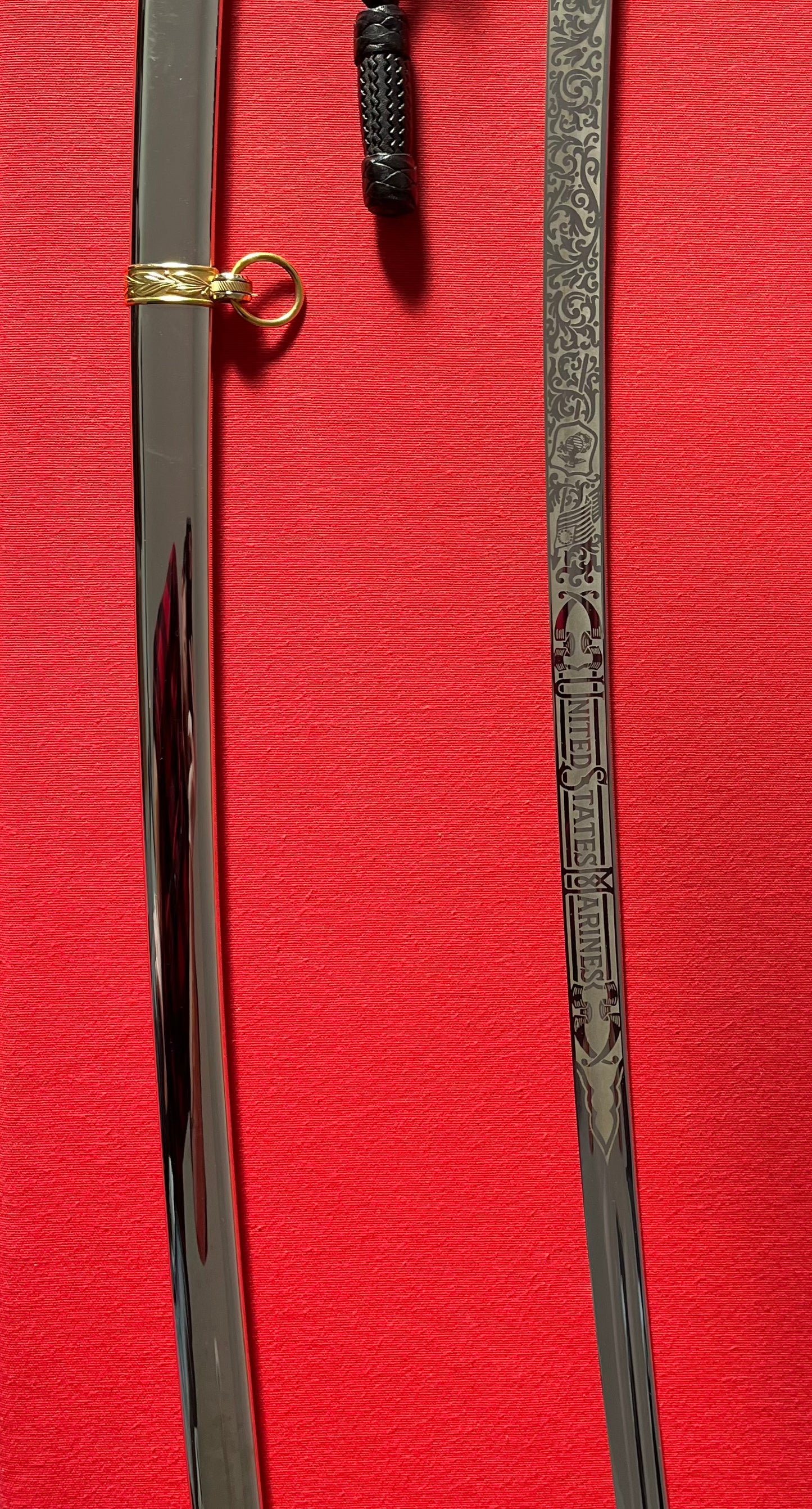 U.S Marine Corps Officer's Mameluke Sword by H.H Hilborn-Hamburger - German Made