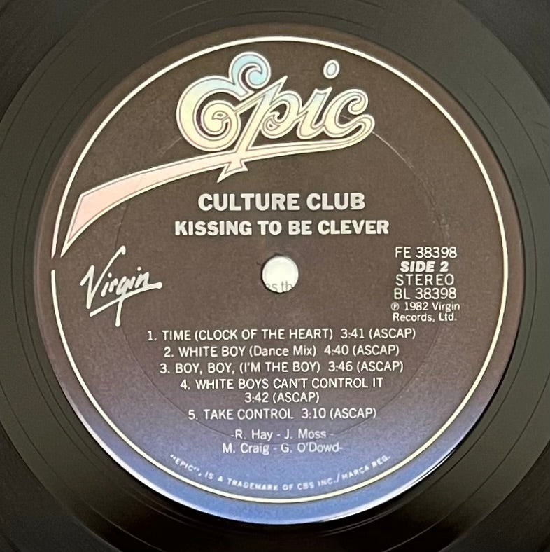 Culture Club - Boy George Signed Vinyl LP Kissing To Be Clever 1982