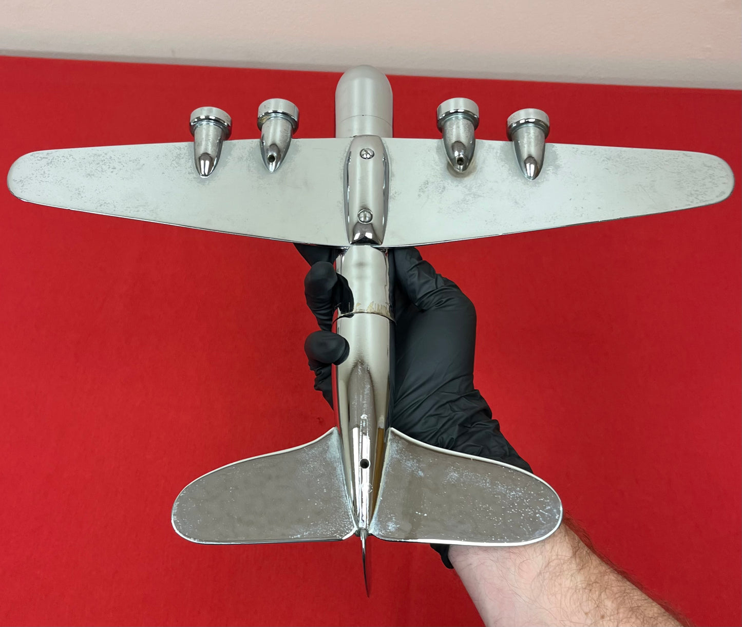 WW2 U.S. ARTILLERY SHELL TRENCH ART AIRPLANE (LARGE) 18 INCHES