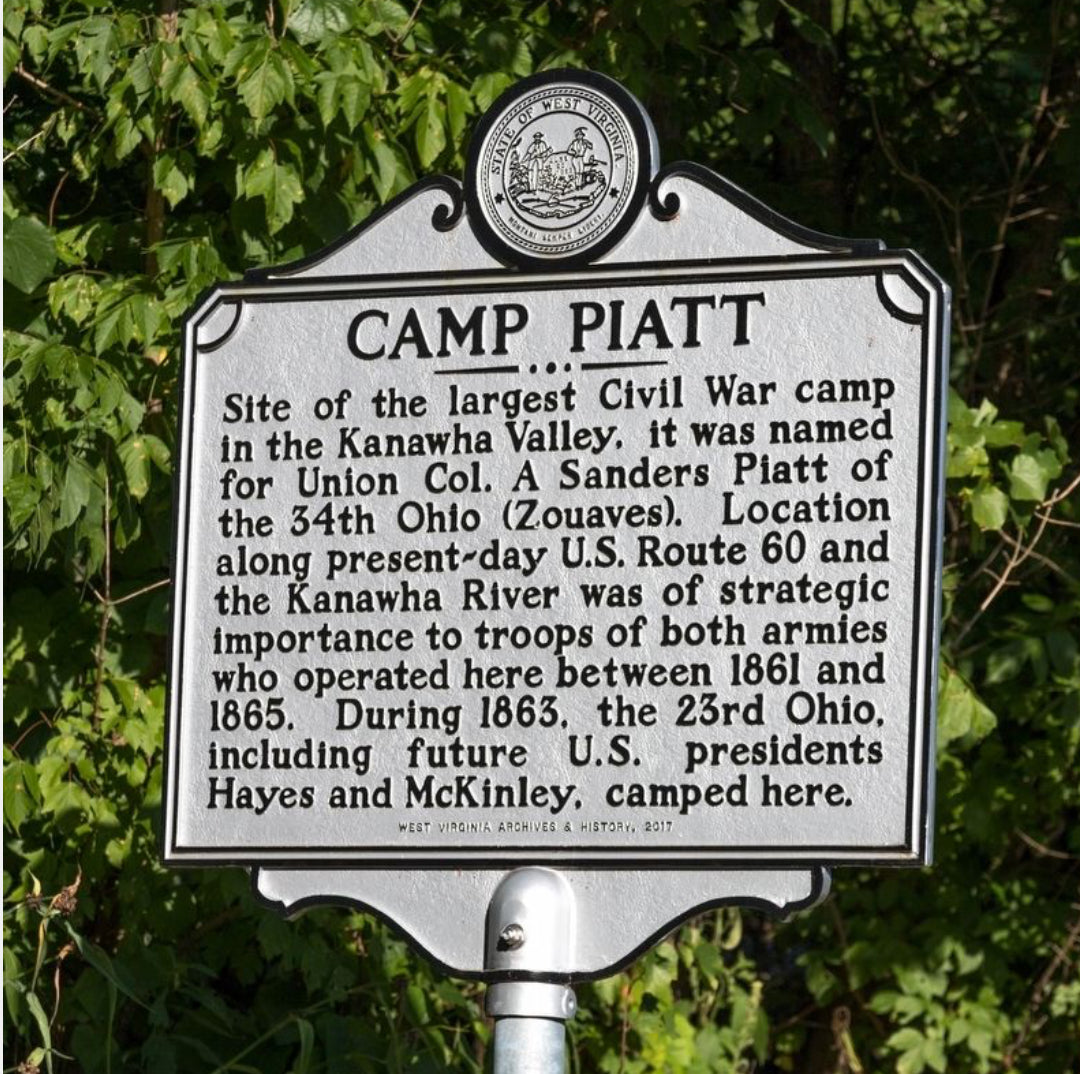 Civil War Document Letter Co. D 2nd VA Calvary - Camp Piatt VA 1862 Permission to visit home 5 Days / Signed by The Governor of Ohio