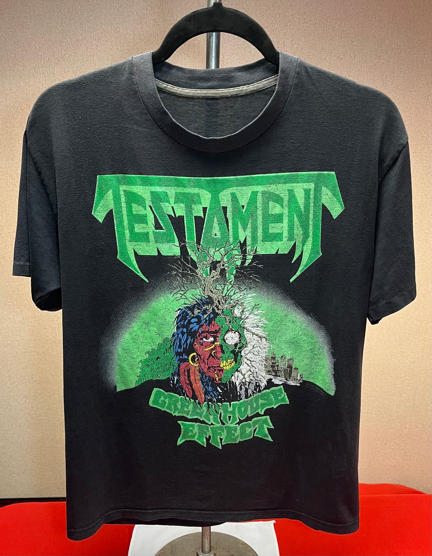 1989 Testament - Environmental Holocaust / Greenhouse Effect T-Shirt Brockum OG
