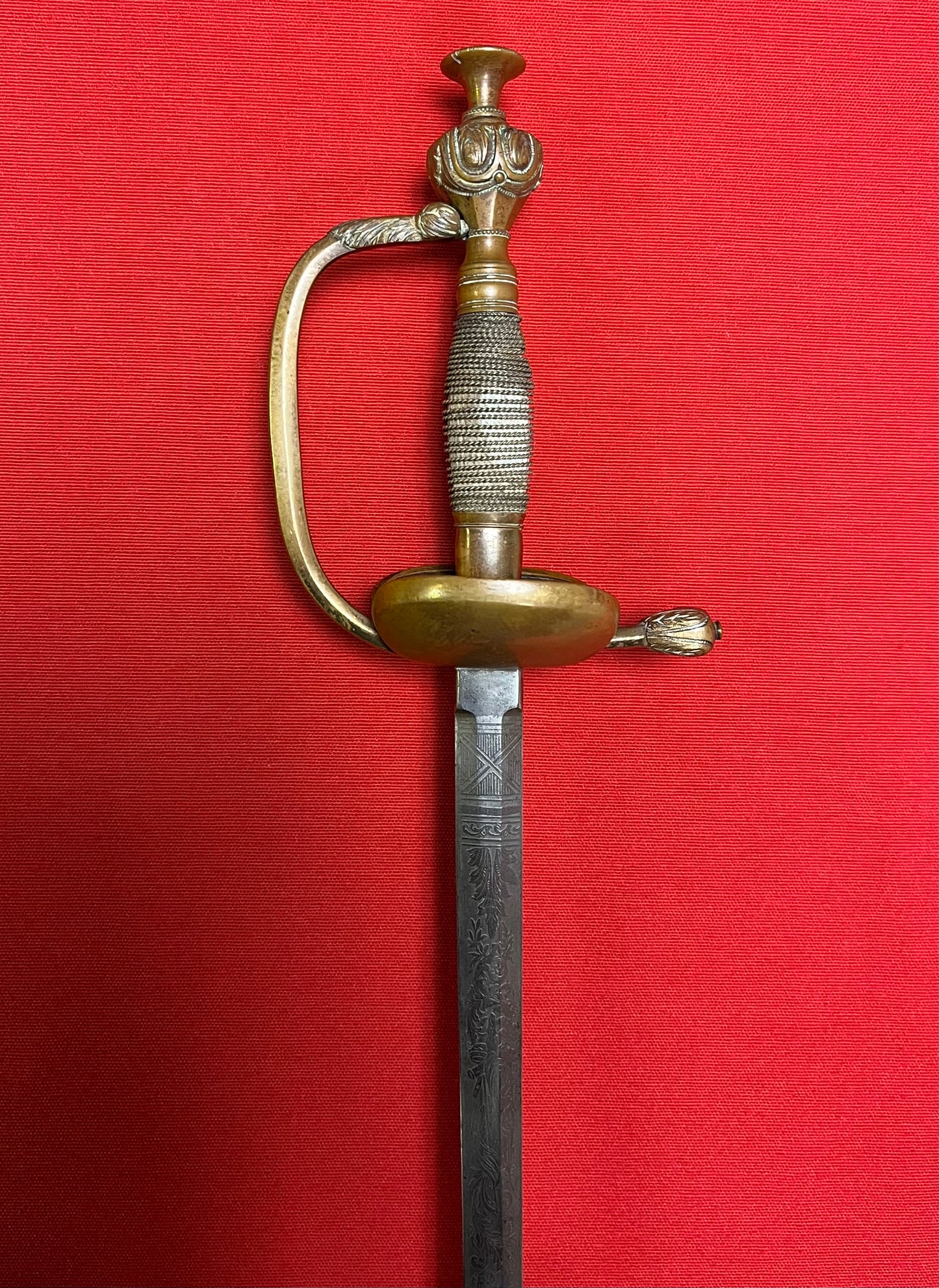 IMPERIAL GERMAN-PRUSSIAN OFFICER’S COURT SWORDS CIRCA 1880-90s ENGRAVED