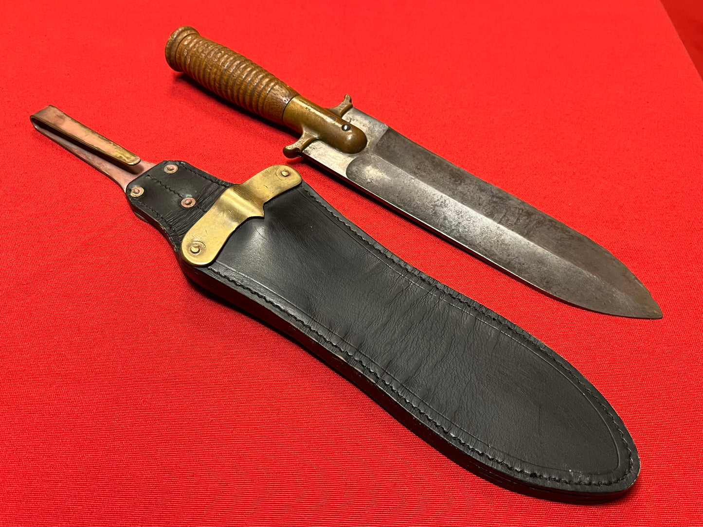 U.S. M1880 Hunting Knife Springfield Armory Spanish-American War Era