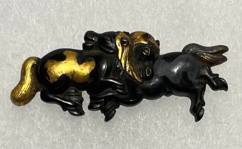 Japanese (Menuki) Samurai Sword Katana / Wakizashi Handle Fitting - Edo Period 1603-1868