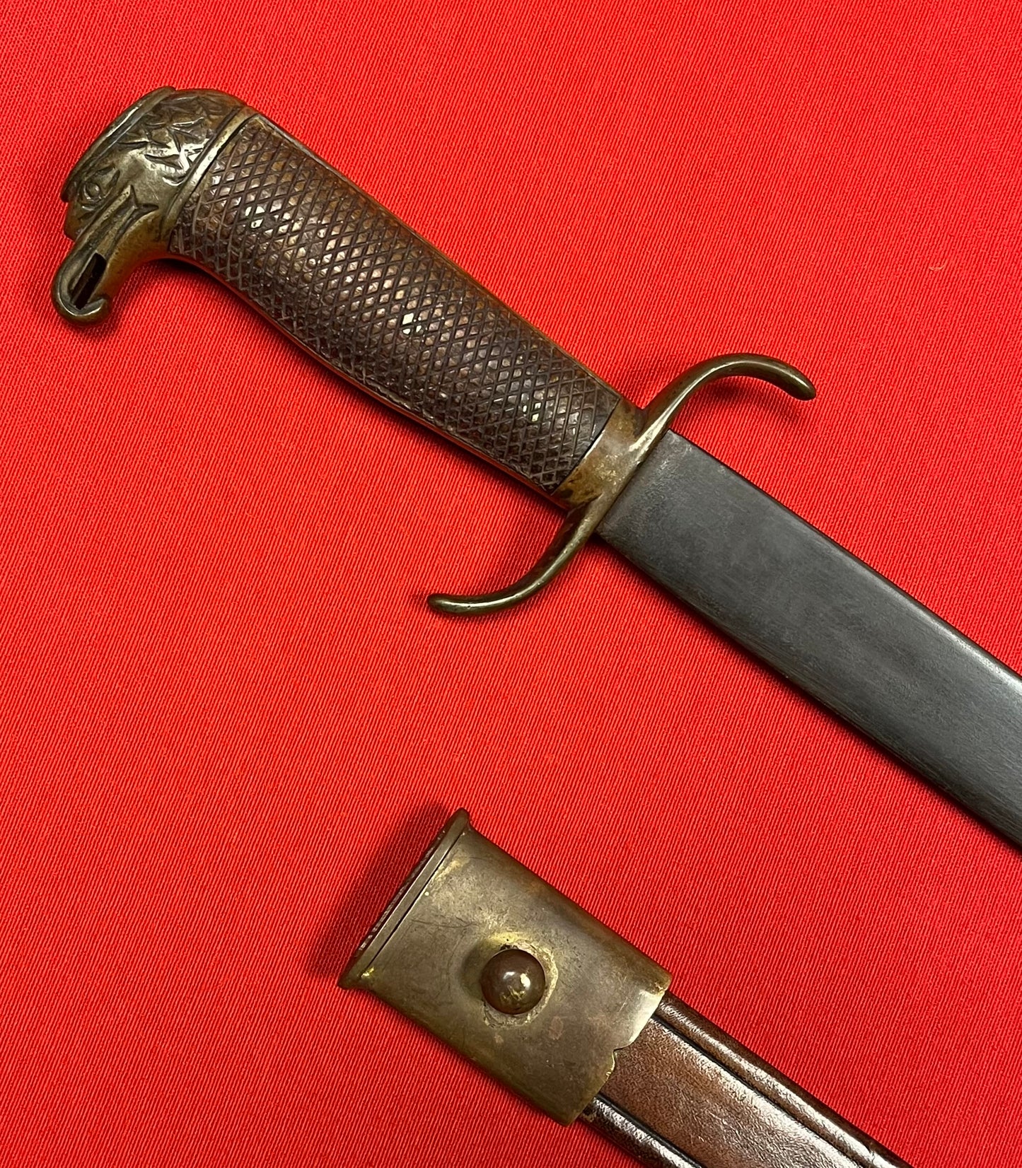 Original Spanish Officers Eagle Head Machete/Sword - Spanish American War 1898