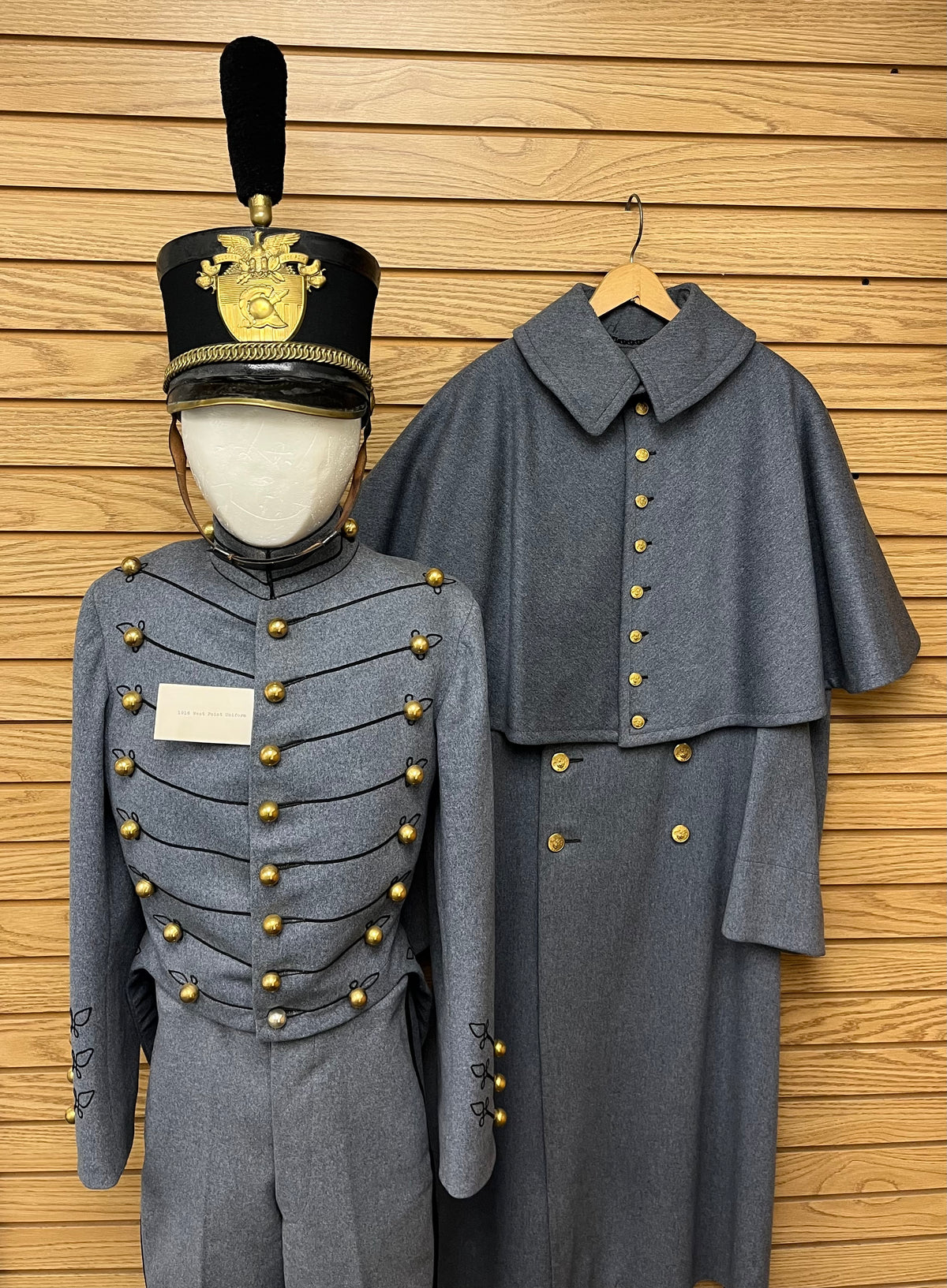 WW1 U.S. West Point Cadet Uniform W/ Cap & Coat Dated 1916 - Stone House Museum