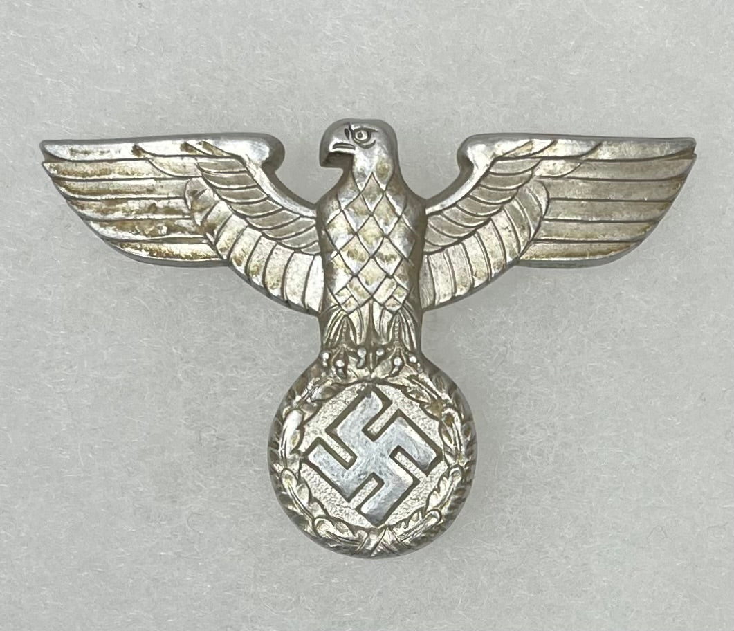 Original WWII German 1936 PATTERN “Reichsbahn, Reichspost & Customs” VISOR CAP EAGLE Mützen Abzeichen