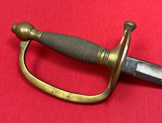 U.S. M1840 NCO Non-Commissioned Officer's Sword by Emerson & Silver Dated 1863 - Civil War Era