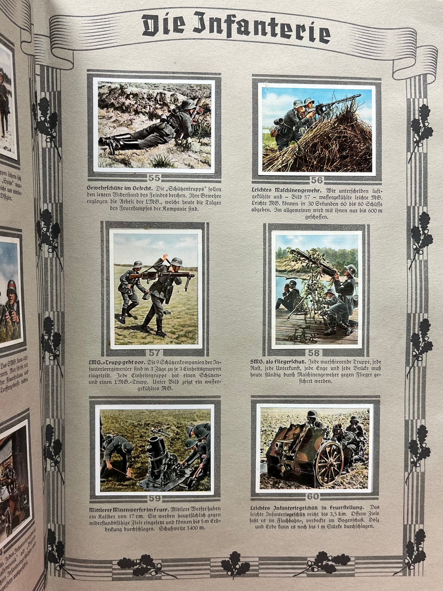 WW2 Era German Cigarette Card Album ‘Die Deutsche Wehrmacht’ 1936