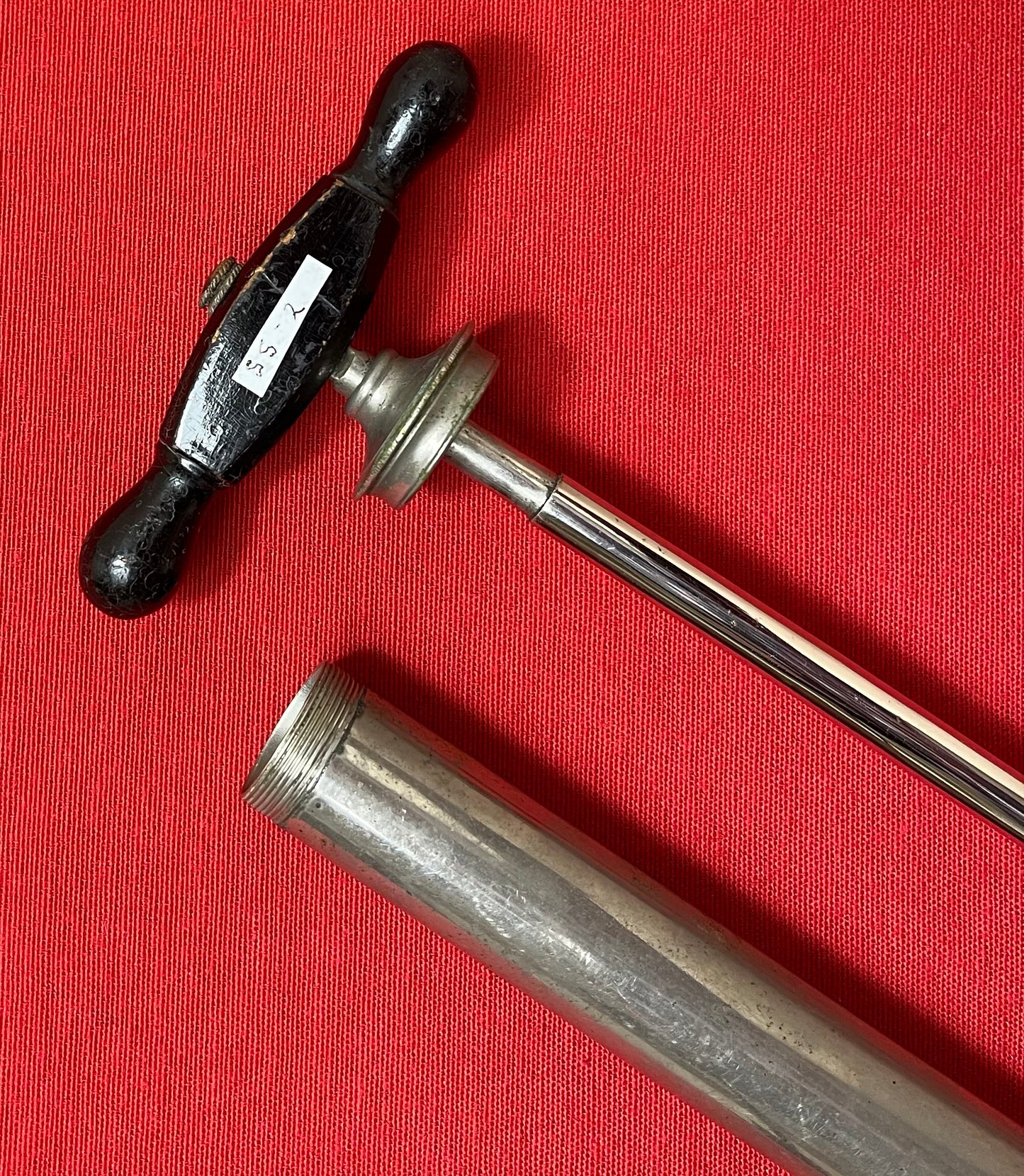 1800’s Obstetric Trephine Trepanning Drill W/ Wooden Handle-Antique Medical Equipment