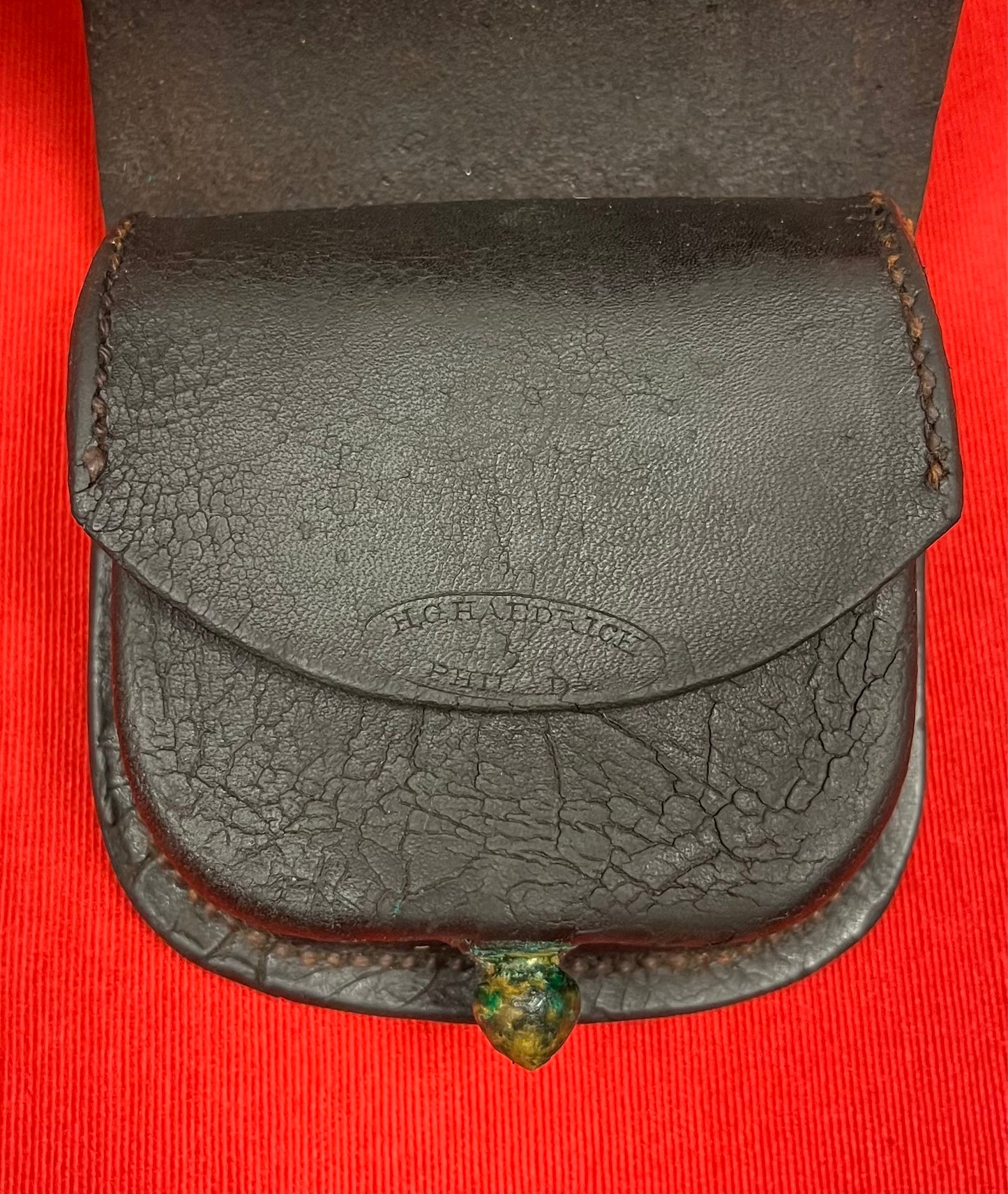 U.S. Civil War Percussion Cap Box By Henry G. Haedrich
