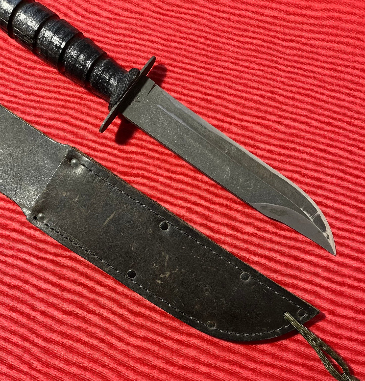 U.S Military MARK 2 Fighting Knife MK2 by Ontario W/ Scabbard Combat Survival