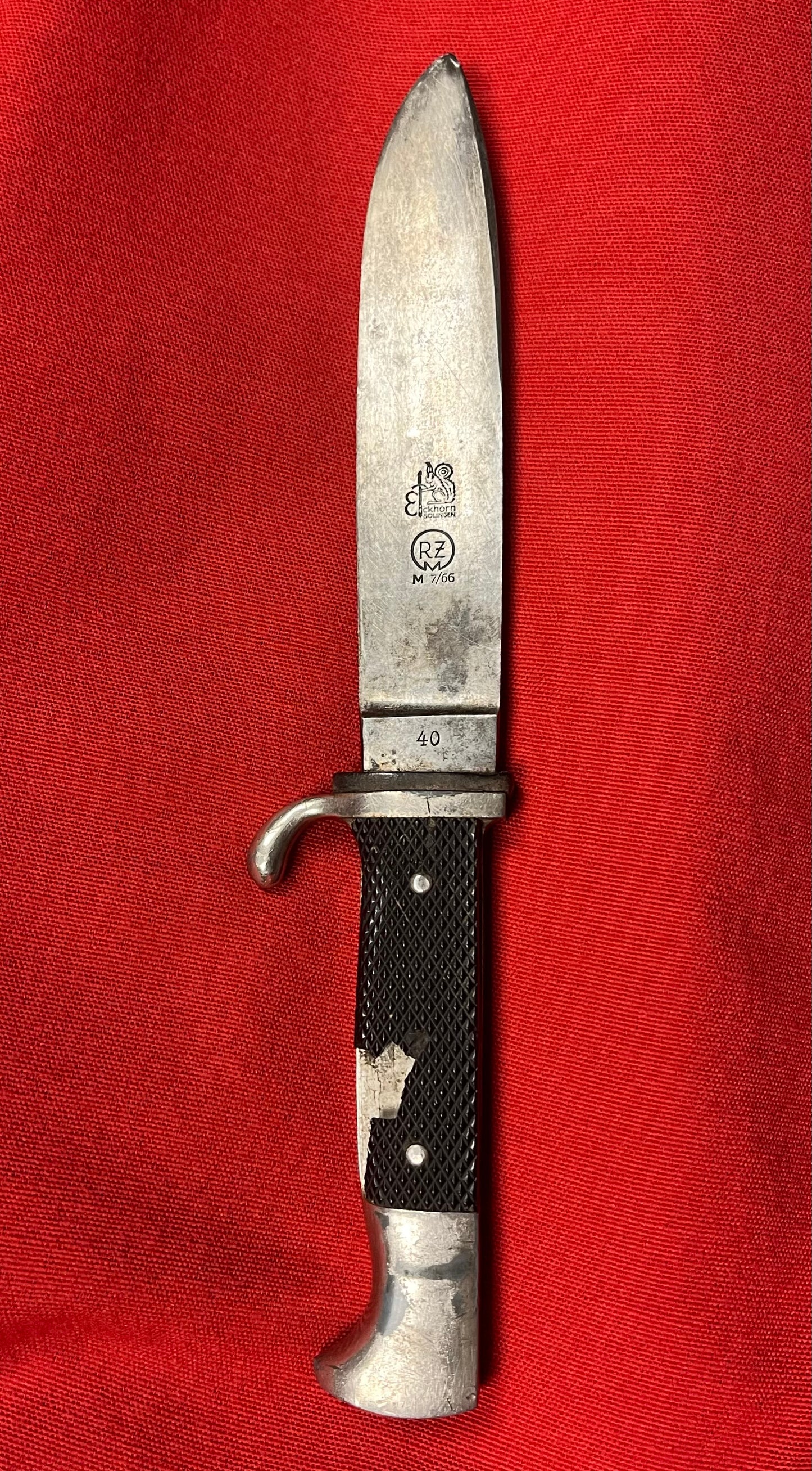 Authentic WW2 Era German HJ Hitler Youth Knife by Carl Eickhorn
