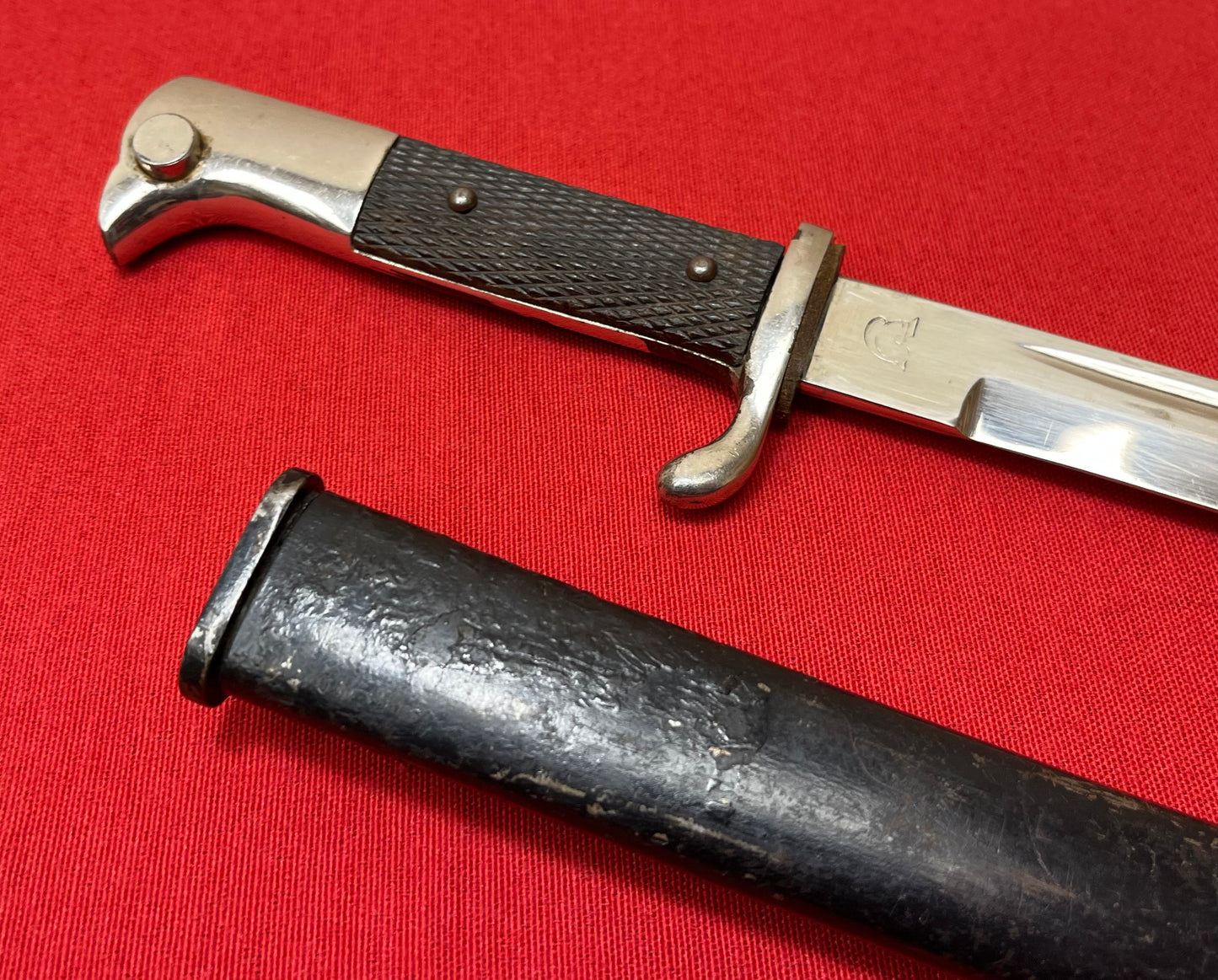 WW2 German K98 Mauser Dress/Parade Bayonet & Scabbard