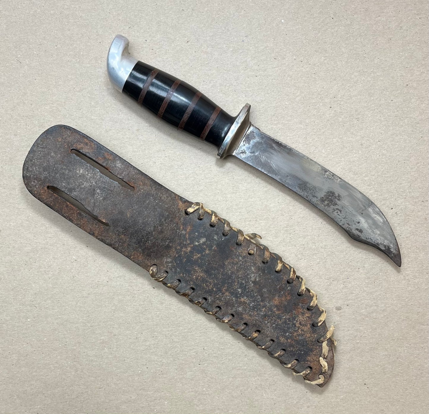 WW2 U.S. Fighting Knife "Trench-Art" Theater Made #2
