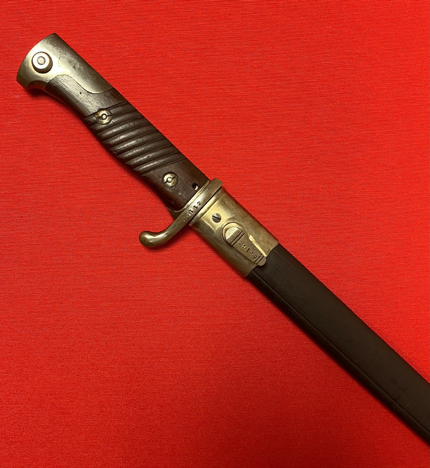 WW1 Era M1898 German "Quill Point" Bayonet W/ Matching Numbers by Simson & Co Suhl