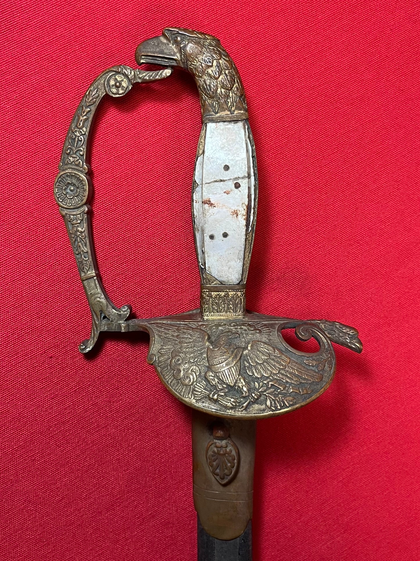 U.S. M1830 Officer's Eagle Head Pommel Sword P. Knecht