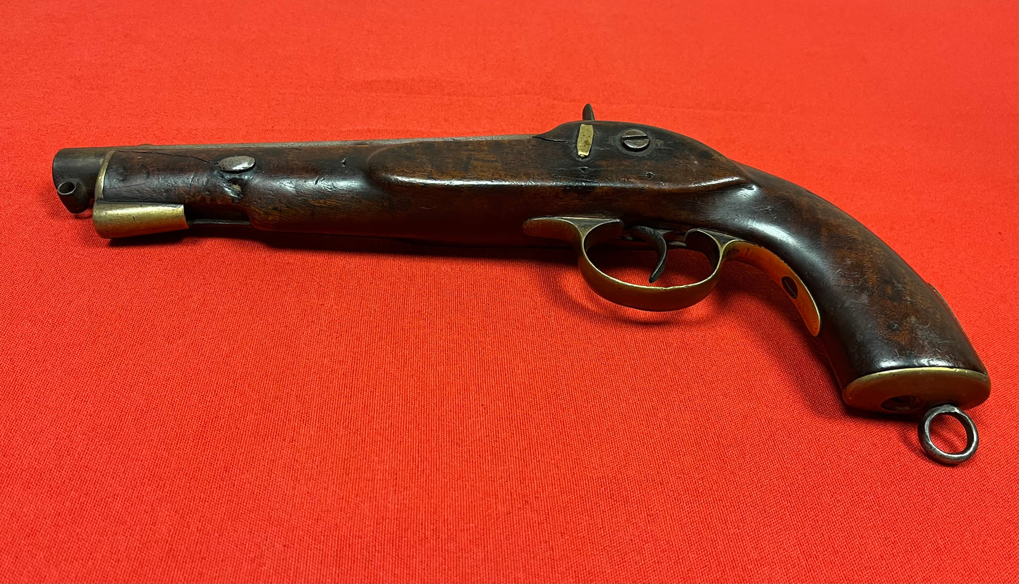 P1858 BRITISH EAST INDIA GOVERNMENT (EIG) PATTERN 1858 PERCUSSION .56 CAL. SINGLE SHOT CAVALRY PISTOL