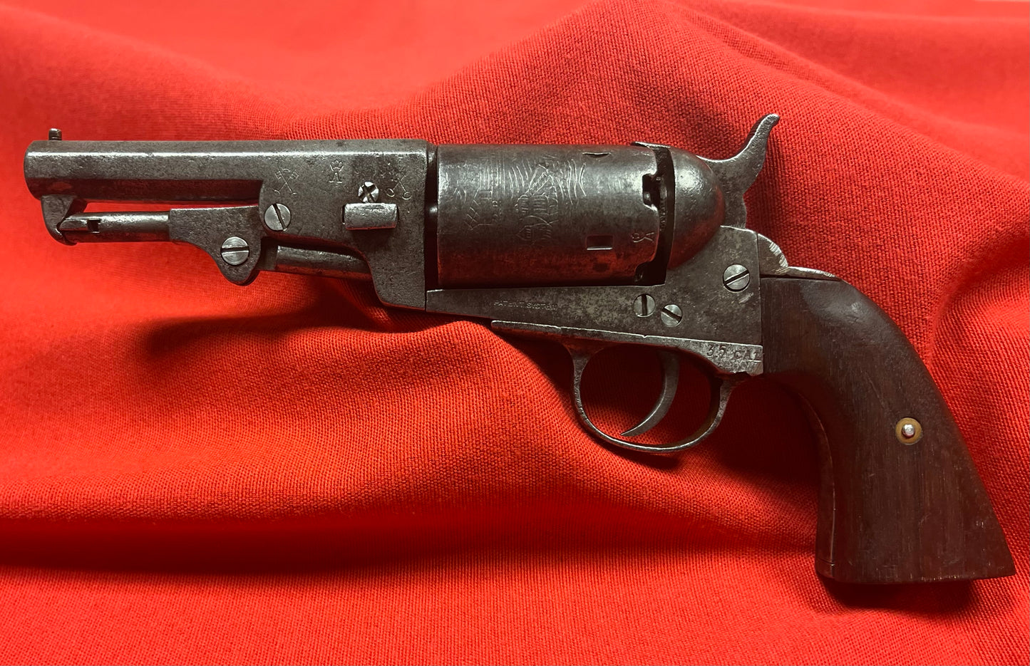 1851 Colt Navy Revolver Belgian Manufactured W/ Patent Acceptance - Civil War Era