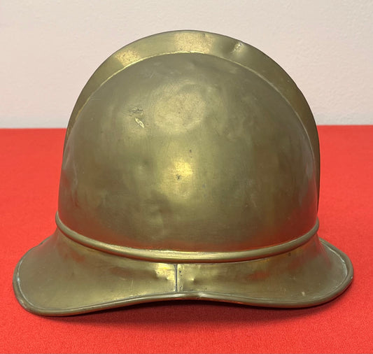 1920's Post-WW1 German Fire Brigade/Fireman’s Brass Helmet