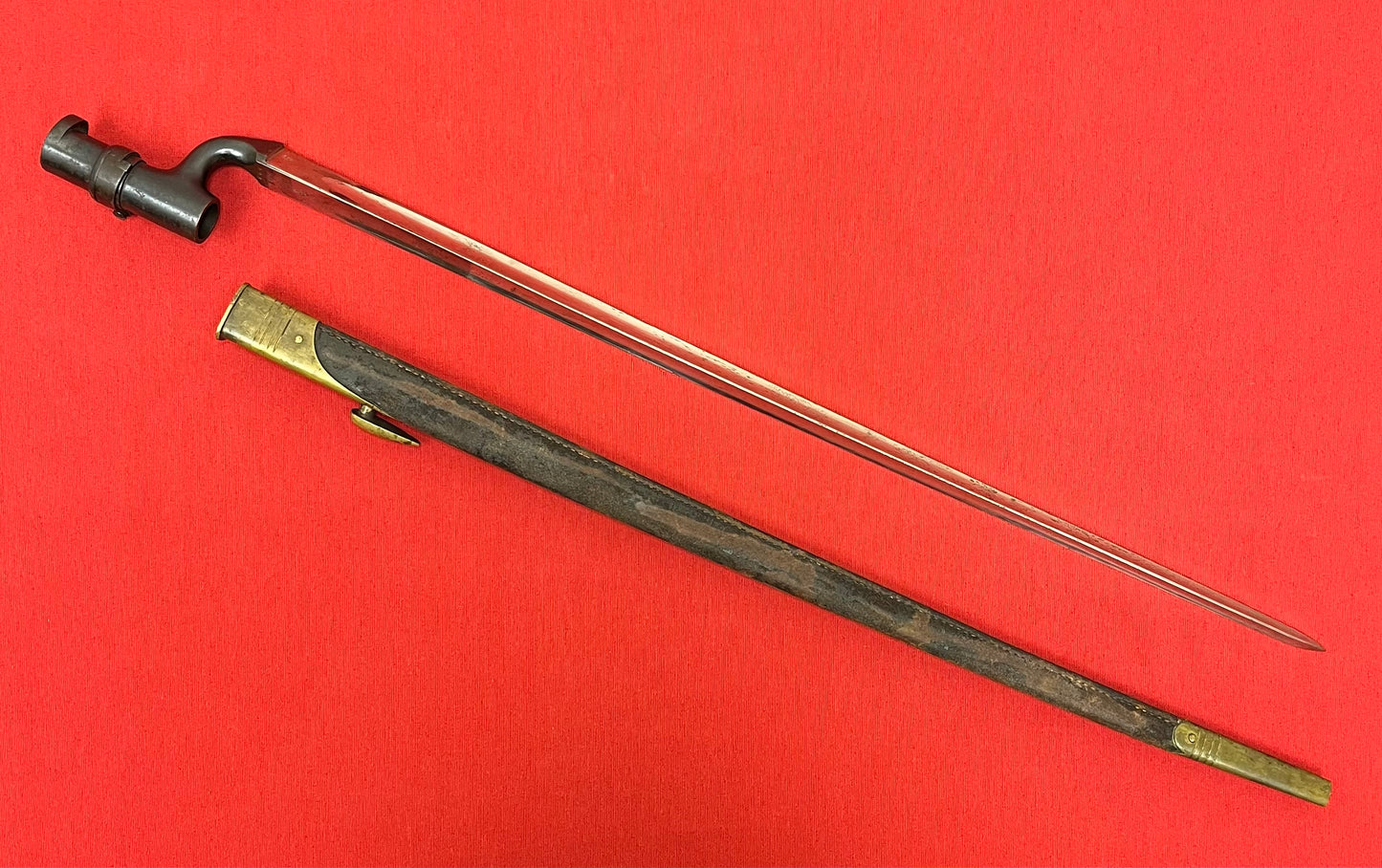 British Model 1876
Martini-Henry Rifle Bayonet & Scabbard