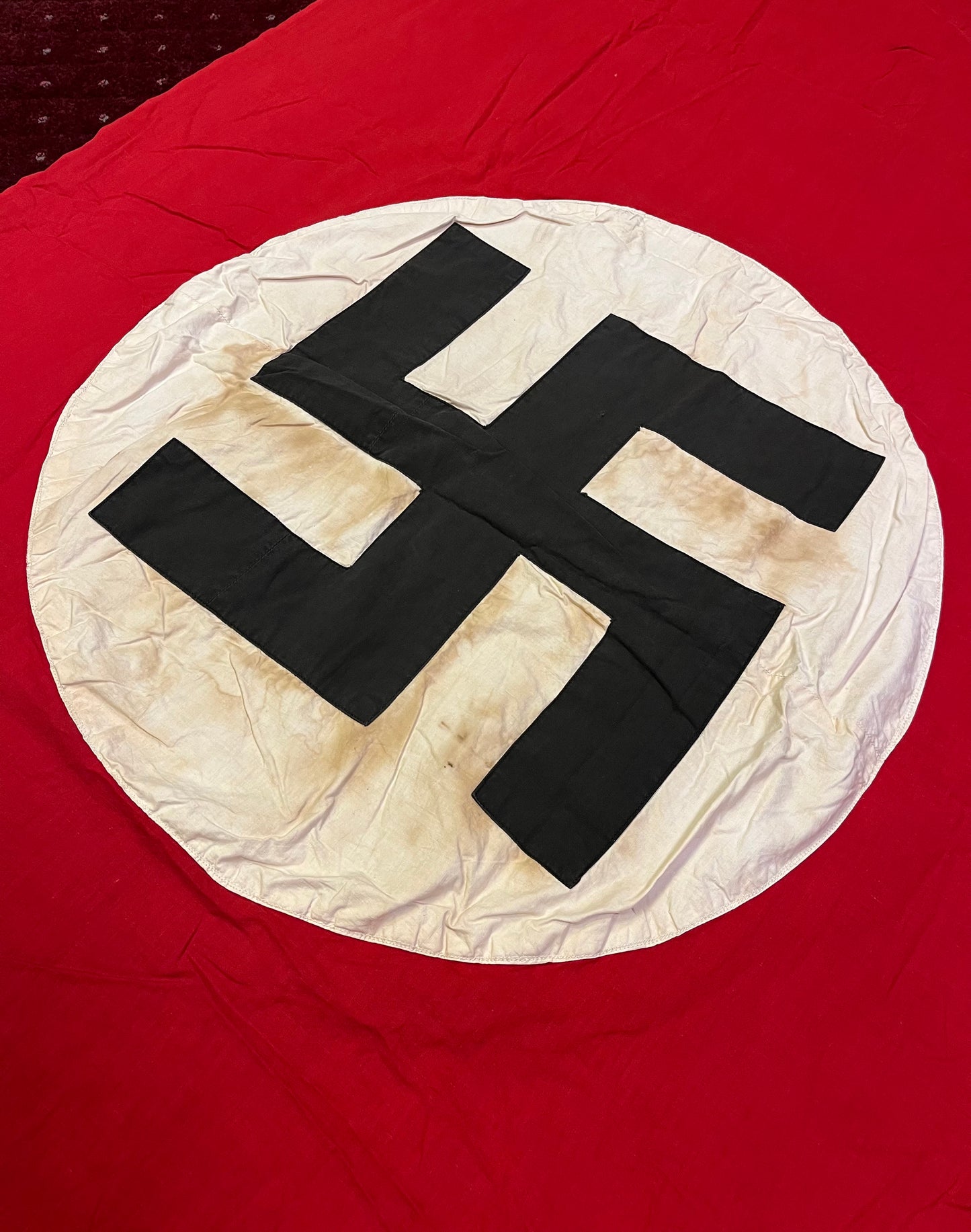 Original WW2 German Banner / Flag (Large) Double Sided 8X4 FT