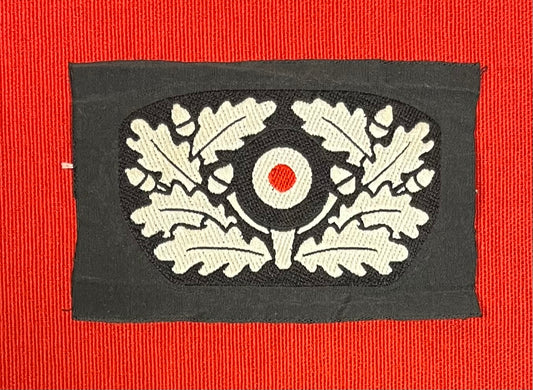 Authentic WW2 German Panzer Beret Cockade and wreath BeVo Insignia Patch