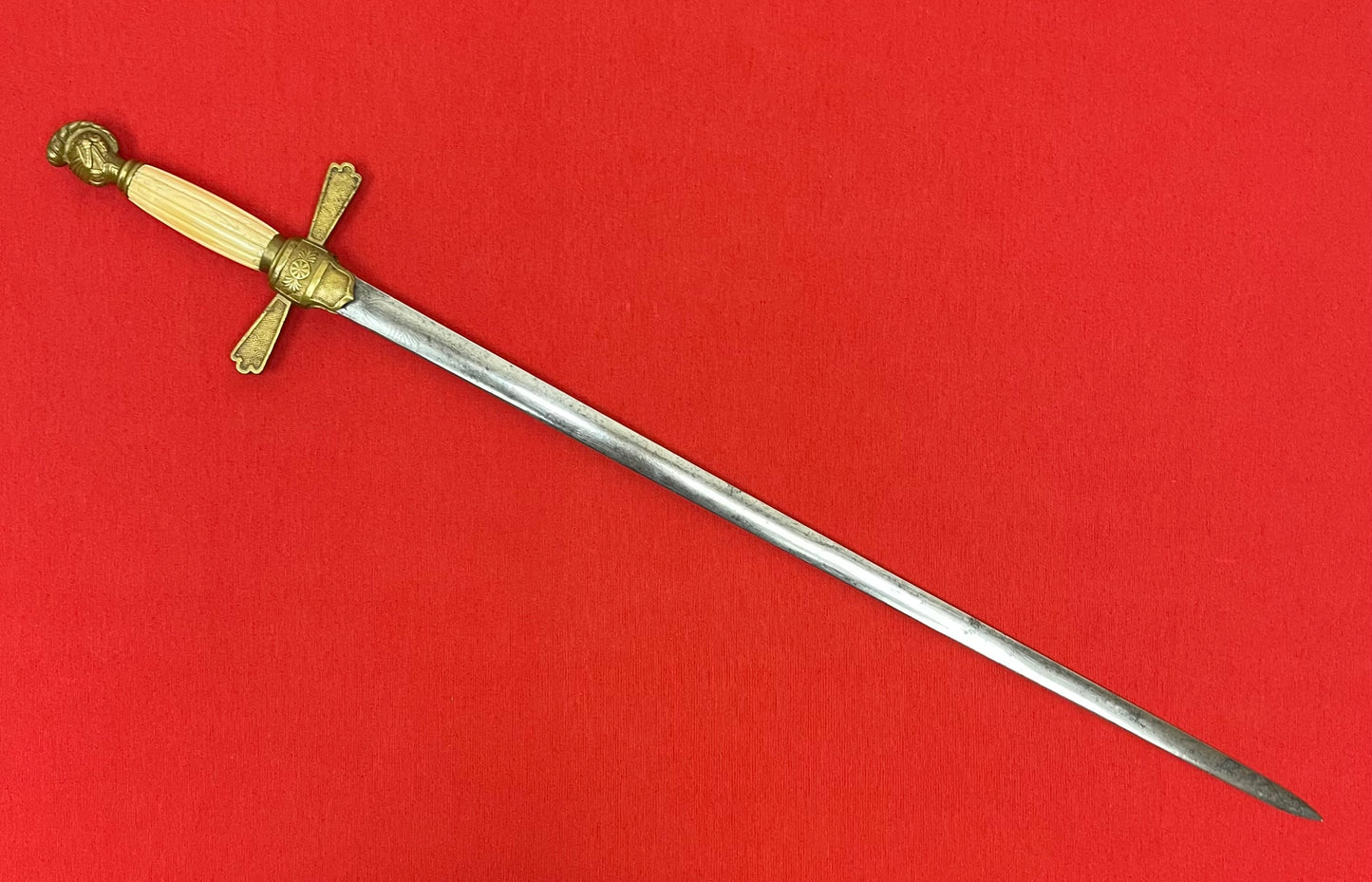 U.S. Civil War Era Militia Non Comissioned Officer’s Sword Knights Head Pommel C.1850