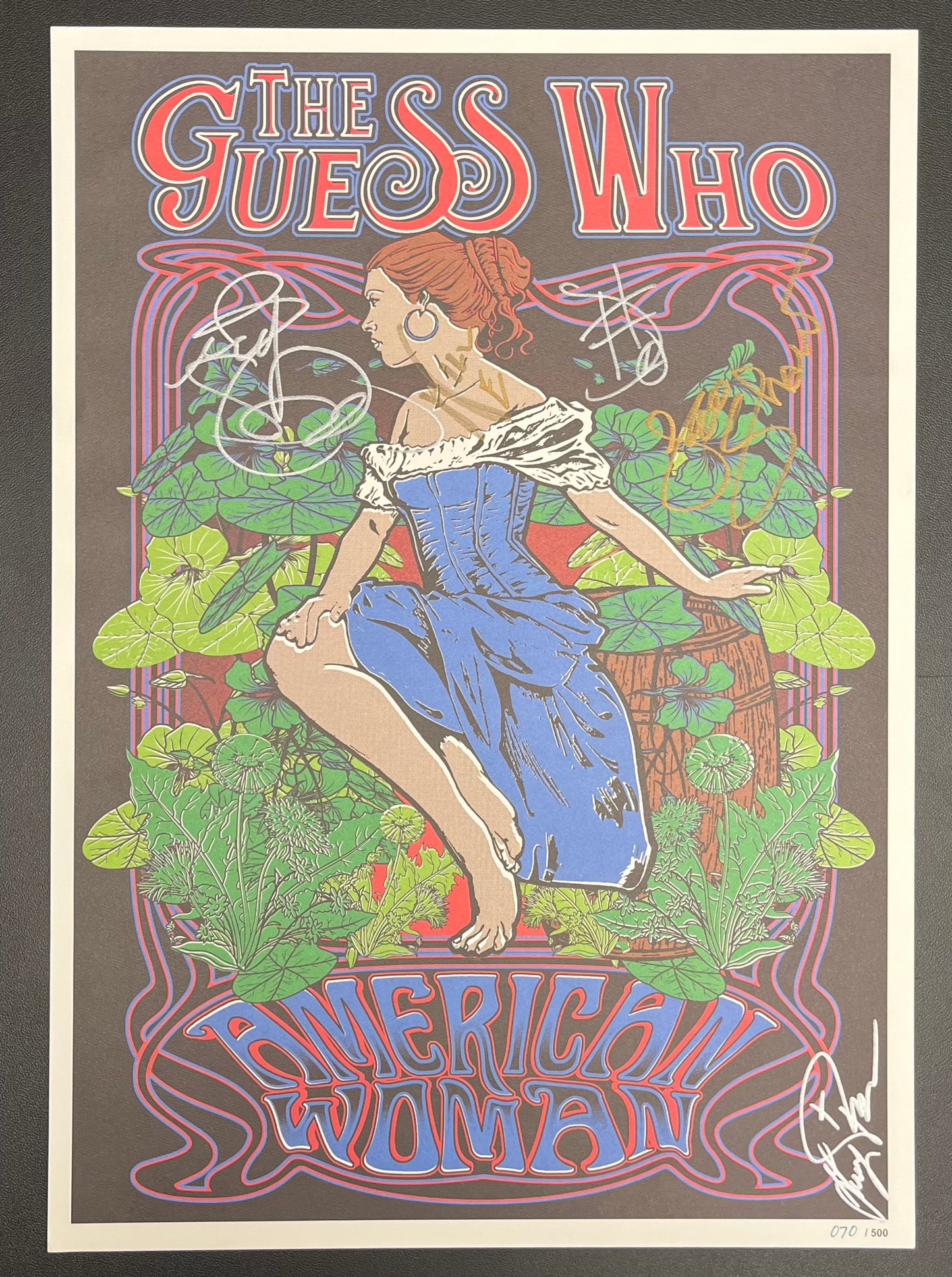 The Guess Who - American Women Signed / Autographed Poster Limited Edition 70/500