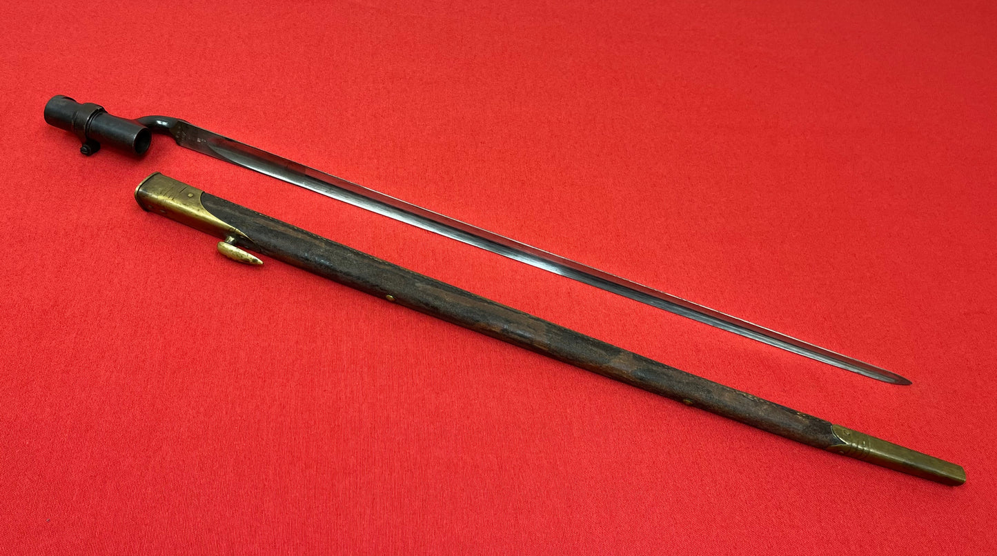 British Model 1876
Martini-Henry Rifle Bayonet & Scabbard