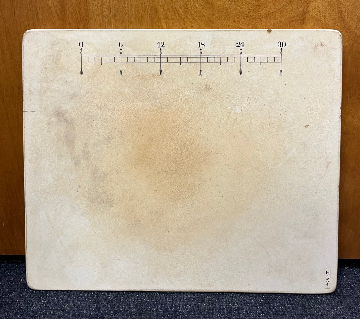 19th Century Pharmacist Chemist Apothecary Pill Tile Slab Ironstone #3