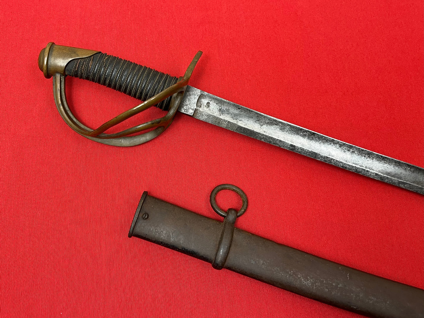 Authentic M1860 U.S. Civil War "Wrist Breaker" Cavalry Saber/Sword