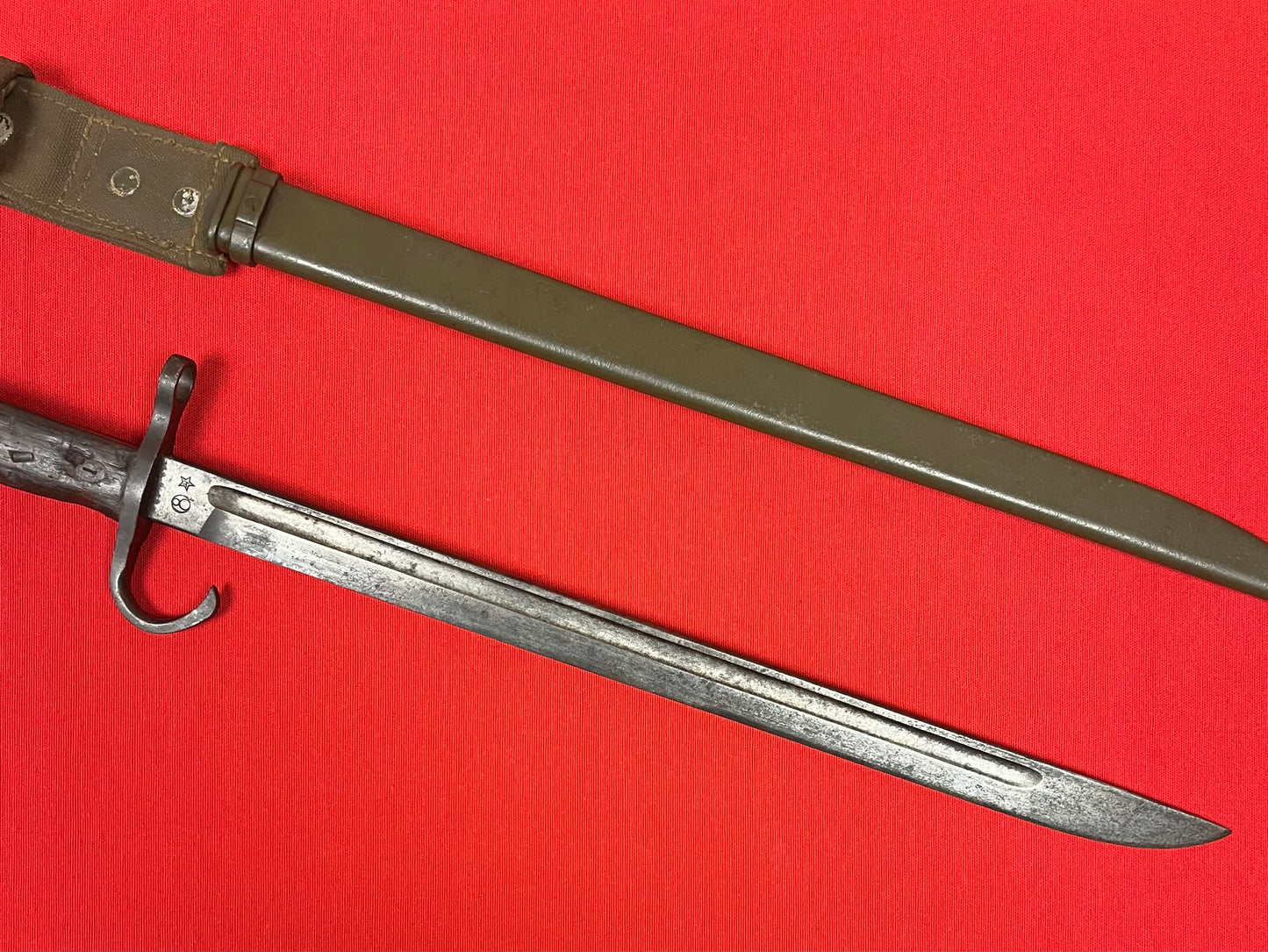 (Scarce) WWII U.S Japanese Arisaka Type 99 Bayonet - Korean War Conversion ROK