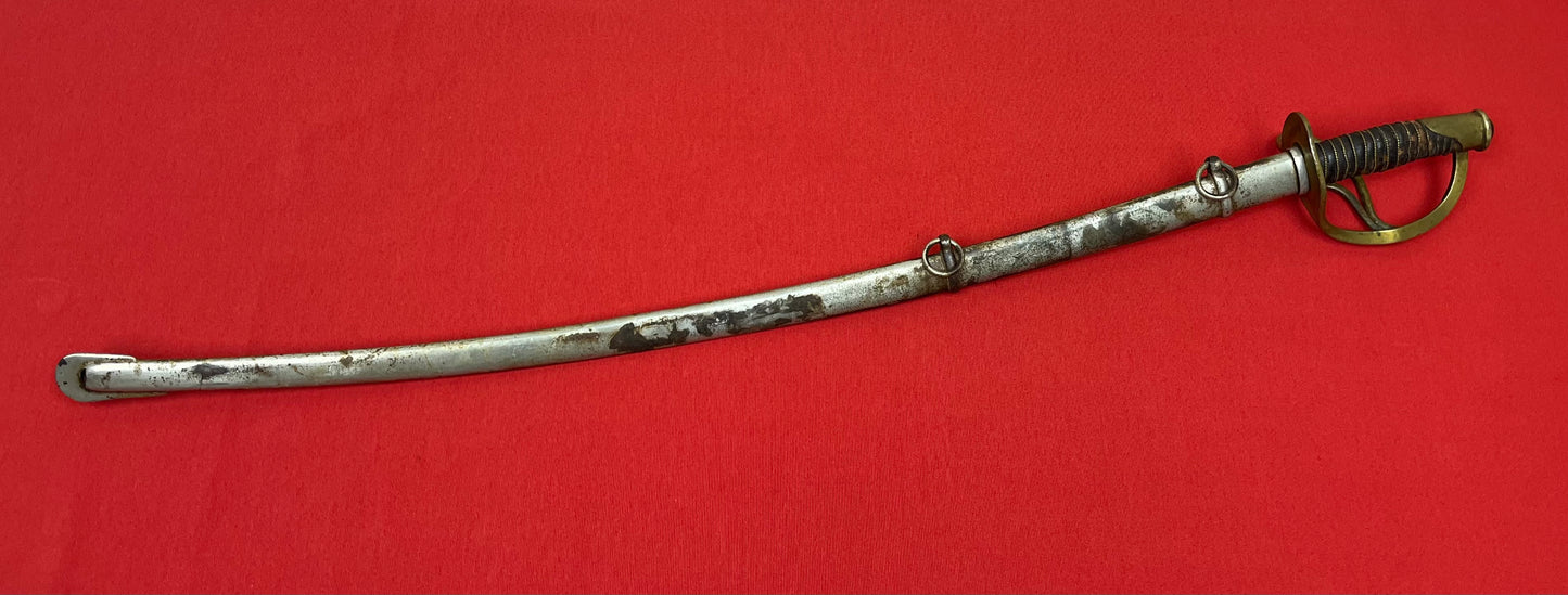 SCARCE - U.S. MODEL 1860 LIGHT CAVALRY SABER & SCABBARD BY - C. ROBY